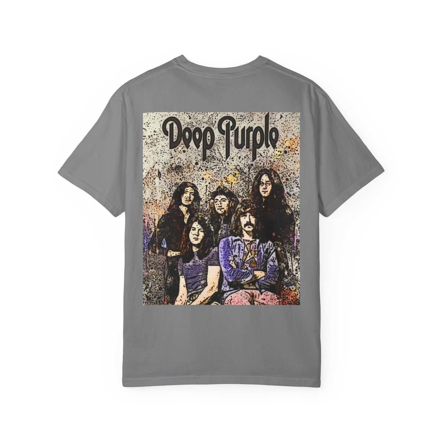 Vintage Deep Purple Band T-Shirt - Smoke on the Water Design