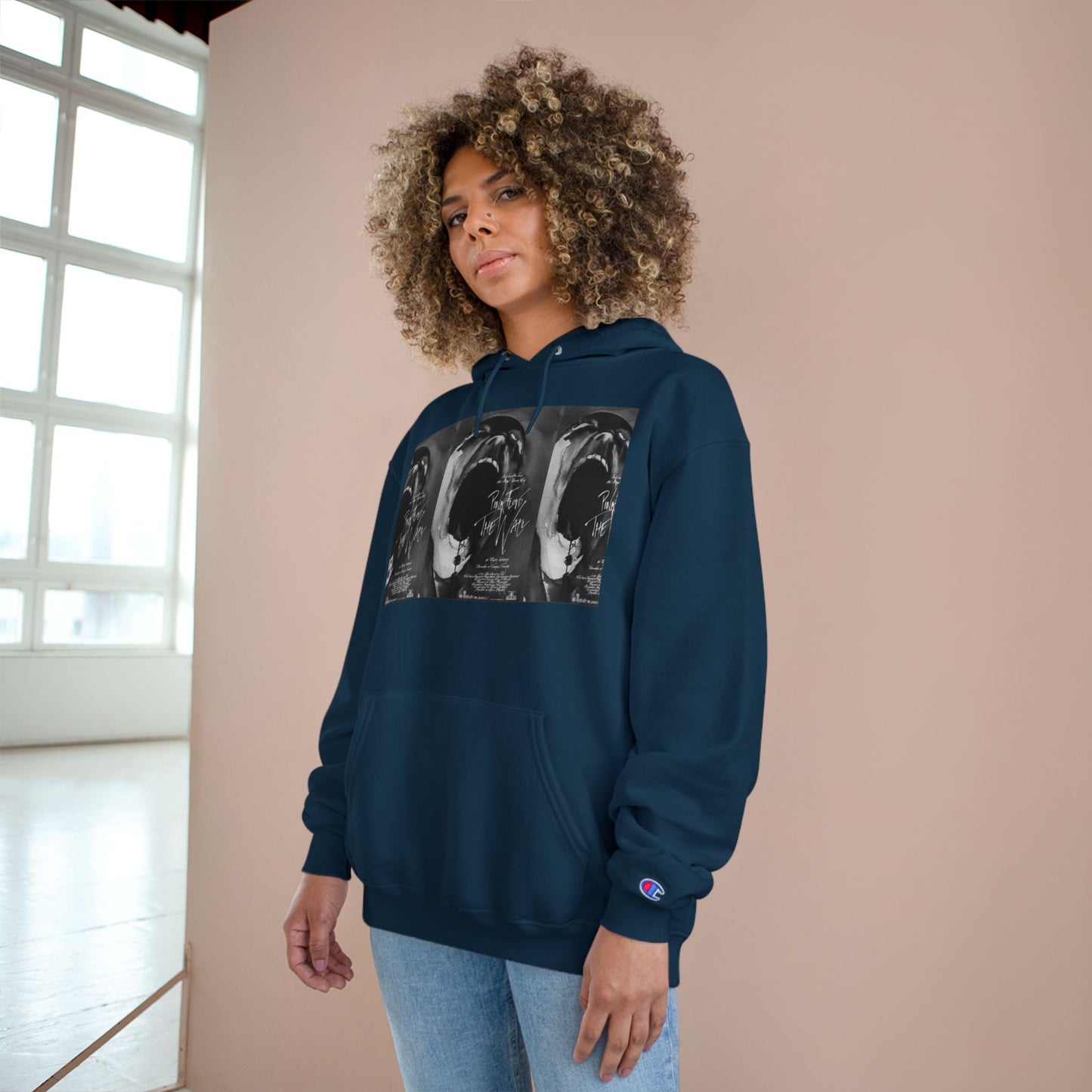 Pink Floyd Inspired Champion Hoodie for Music Lovers