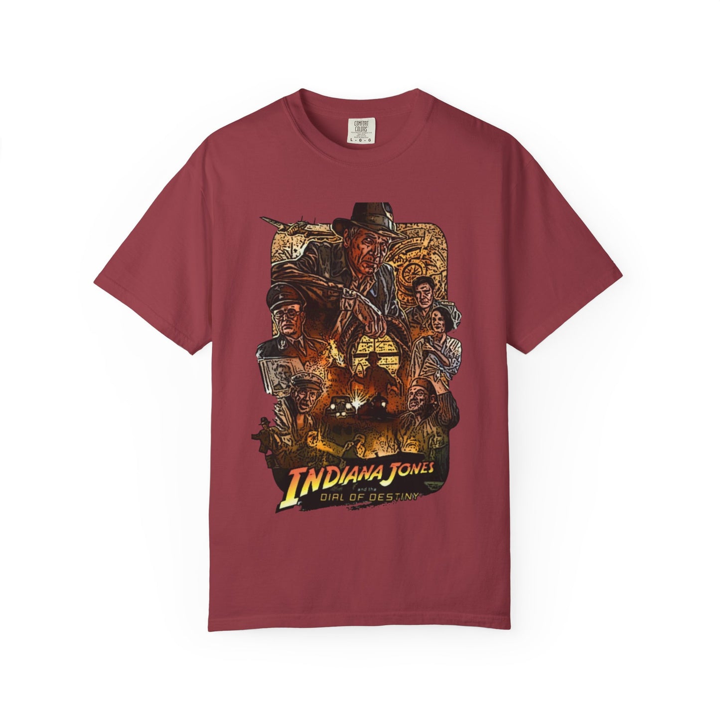 Adventure-Ready Indiana Jones Unisex T-Shirt, Vintage Movie Tee, Gamer Apparel, Cool Graphic Tee, Gift for Film Lovers, Casual Wear