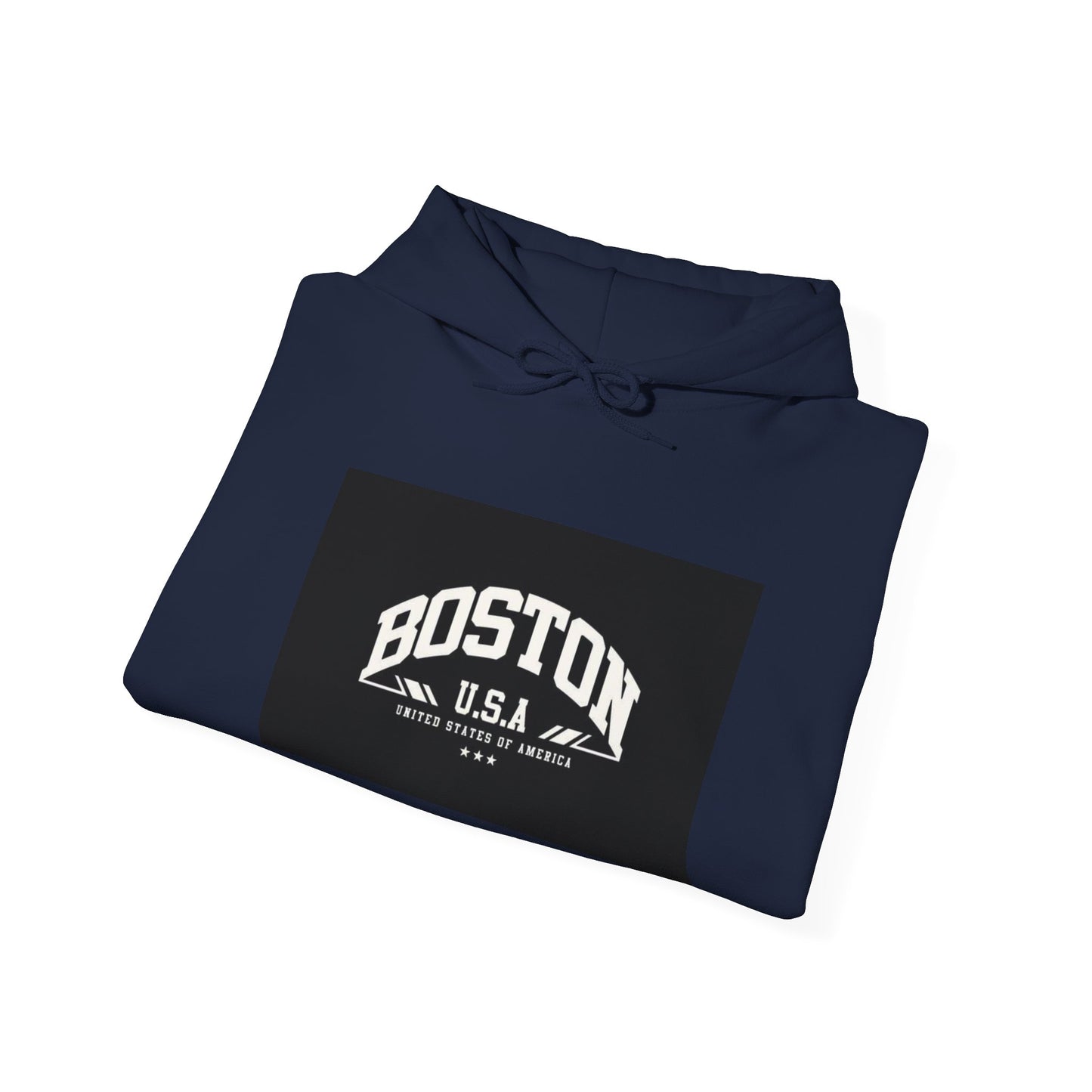 Boston USA Unisex Heavy Blend Hoodie | Cozy Sweatshirt for Travel Lovers, Gift for College Students, Fall Fashion