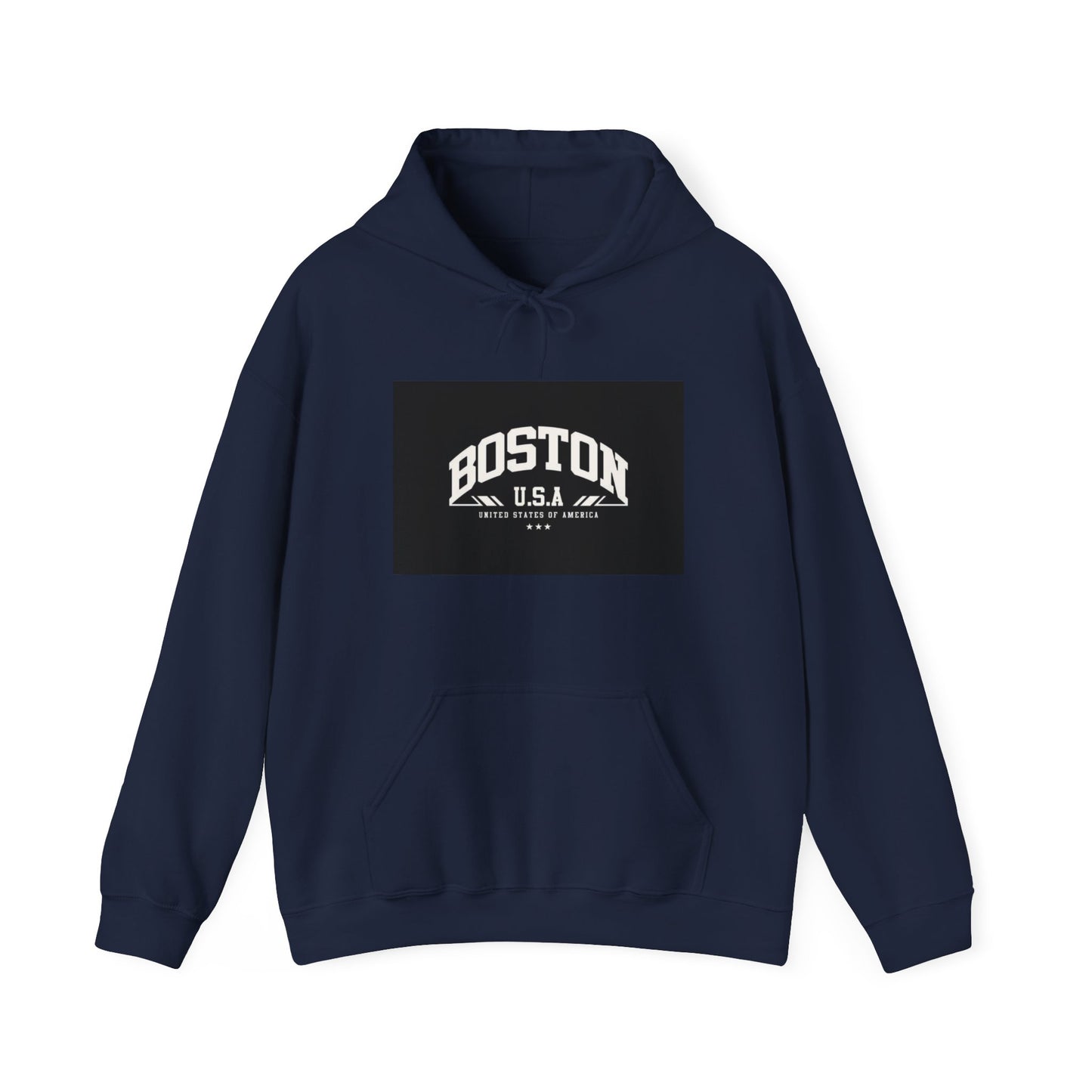 Boston USA Unisex Heavy Blend Hoodie | Cozy Sweatshirt for Travel Lovers, Gift for College Students, Fall Fashion