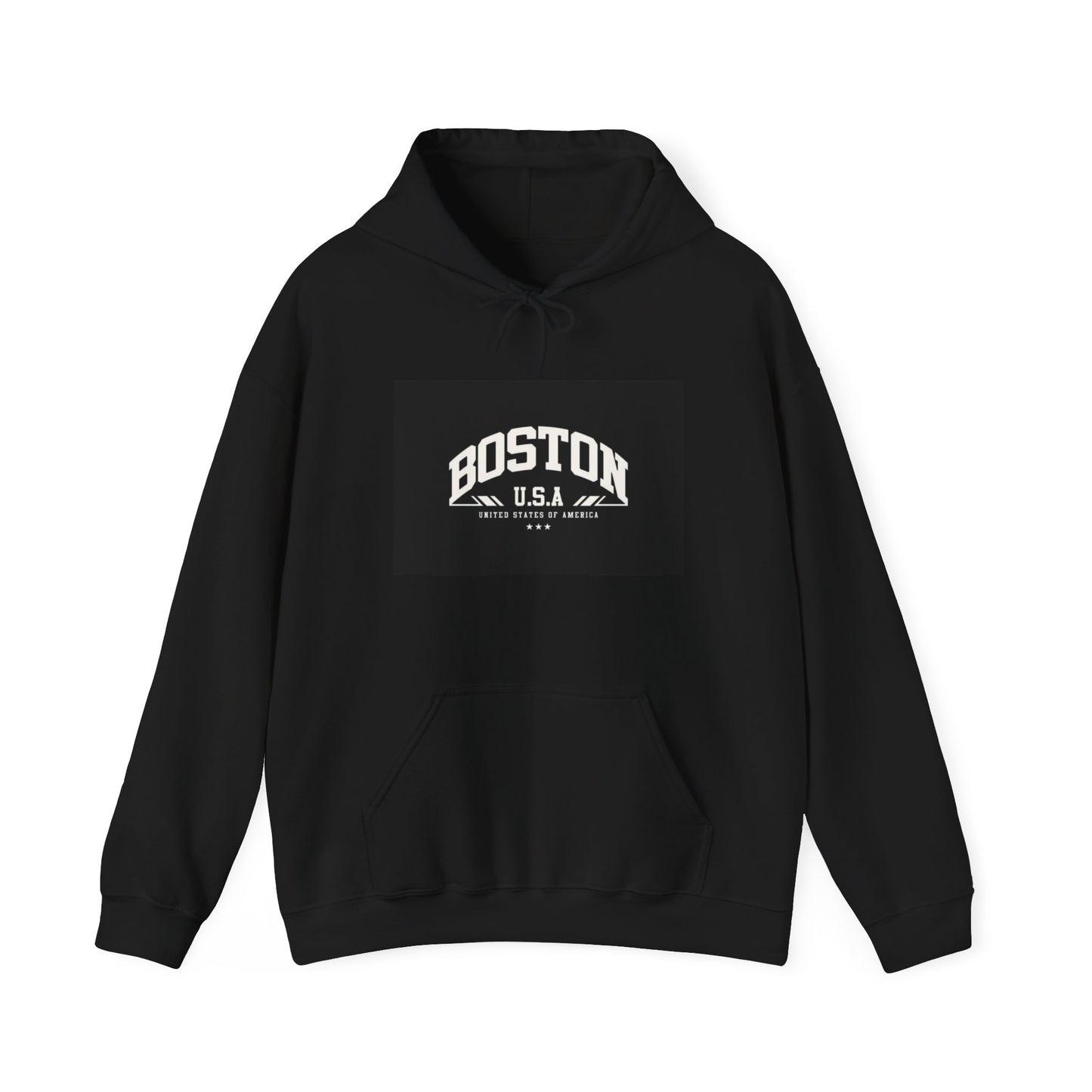 Boston USA Unisex Heavy Blend Hoodie | Cozy Sweatshirt for Travel Lovers, Gift for College Students, Fall Fashion