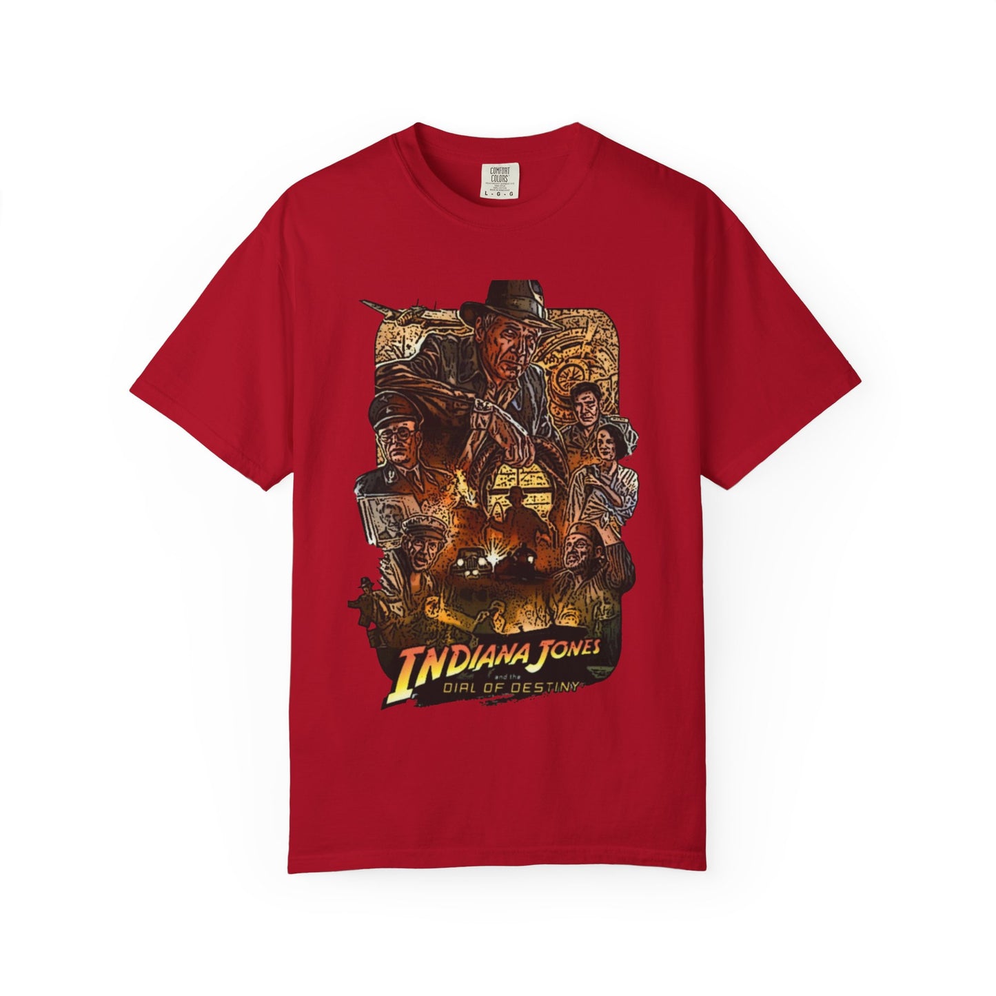 Adventure-Ready Indiana Jones Unisex T-Shirt, Vintage Movie Tee, Gamer Apparel, Cool Graphic Tee, Gift for Film Lovers, Casual Wear
