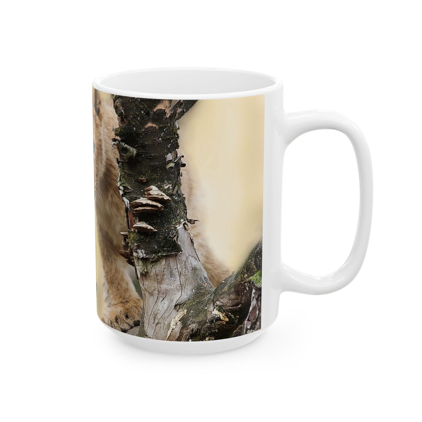 Lion Cub Ceramic Mug