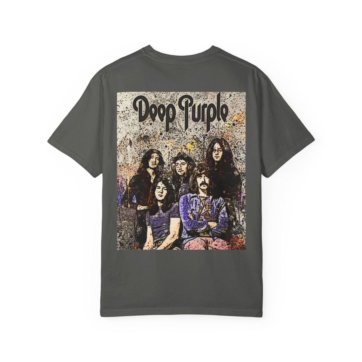 Vintage Deep Purple Band T-Shirt - Smoke on the Water Design