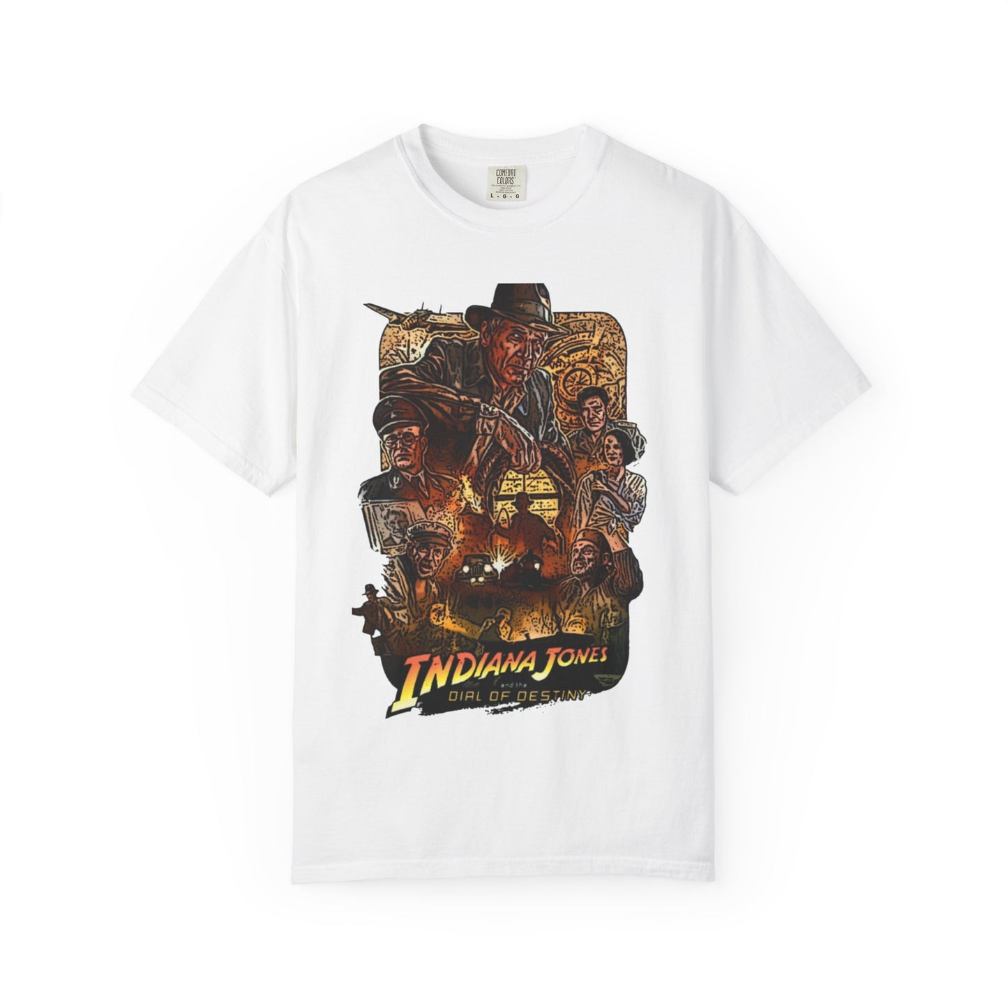 Adventure-Ready Indiana Jones Unisex T-Shirt, Vintage Movie Tee, Gamer Apparel, Cool Graphic Tee, Gift for Film Lovers, Casual Wear