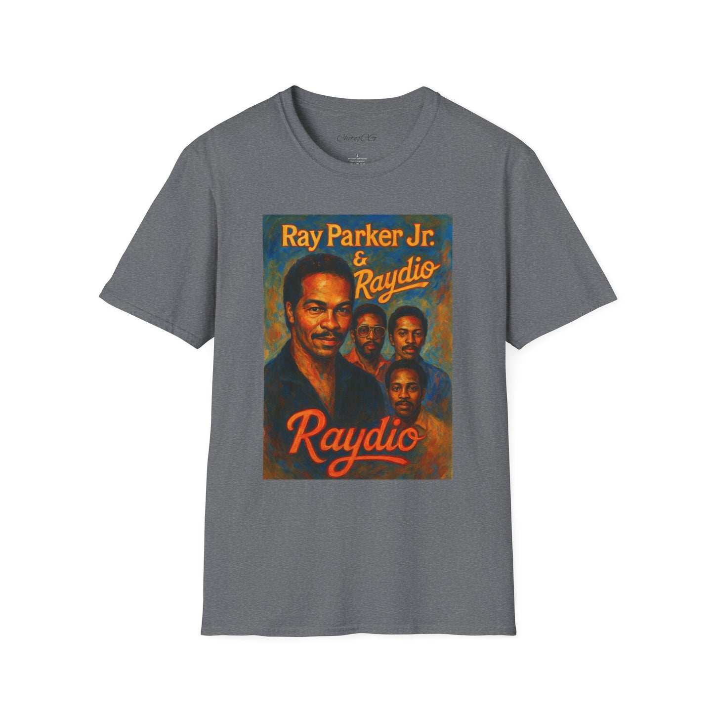 Retro Raydio Unisex Softstyle T-Shirt - Vintage Music Vibe