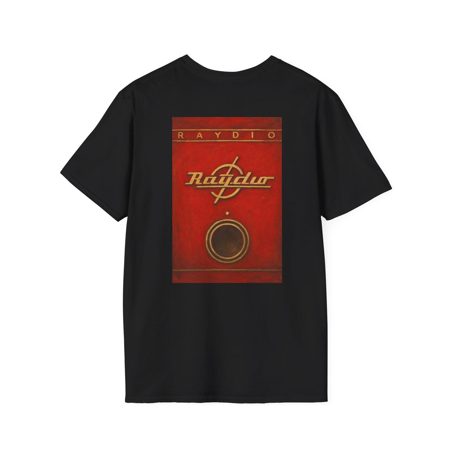 Retro Raydio Unisex Softstyle T-Shirt - Vintage Music Vibe