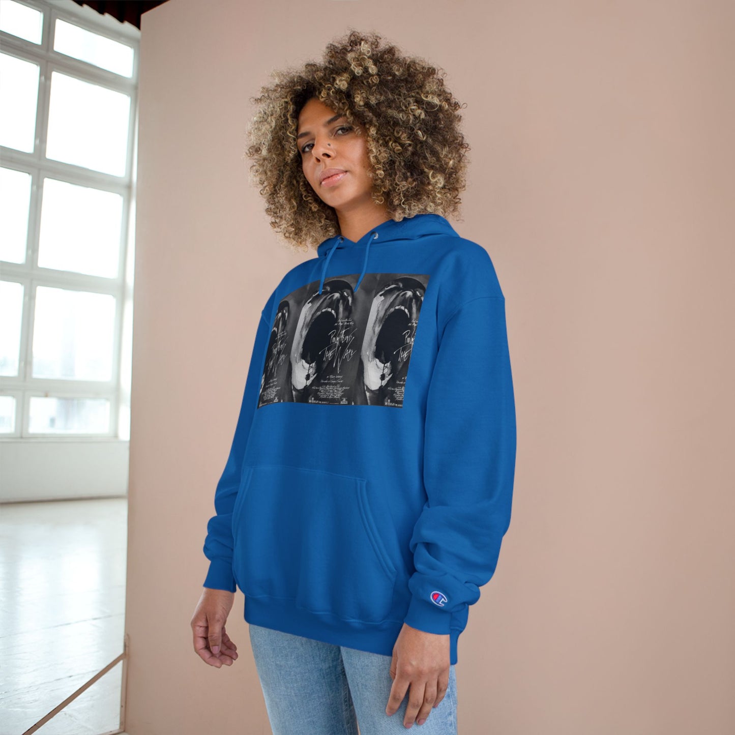 Pink Floyd Inspired Champion Hoodie for Music Lovers