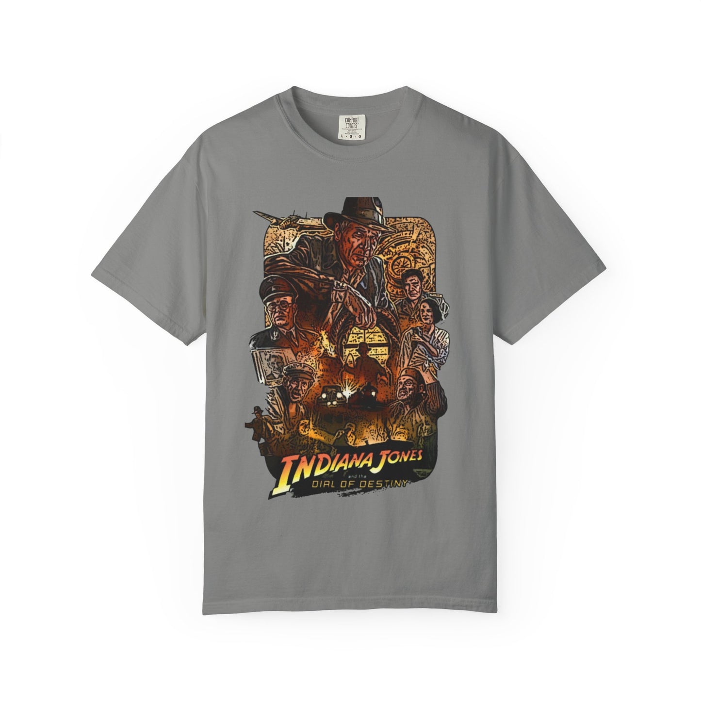 Adventure-Ready Indiana Jones Unisex T-Shirt, Vintage Movie Tee, Gamer Apparel, Cool Graphic Tee, Gift for Film Lovers, Casual Wear