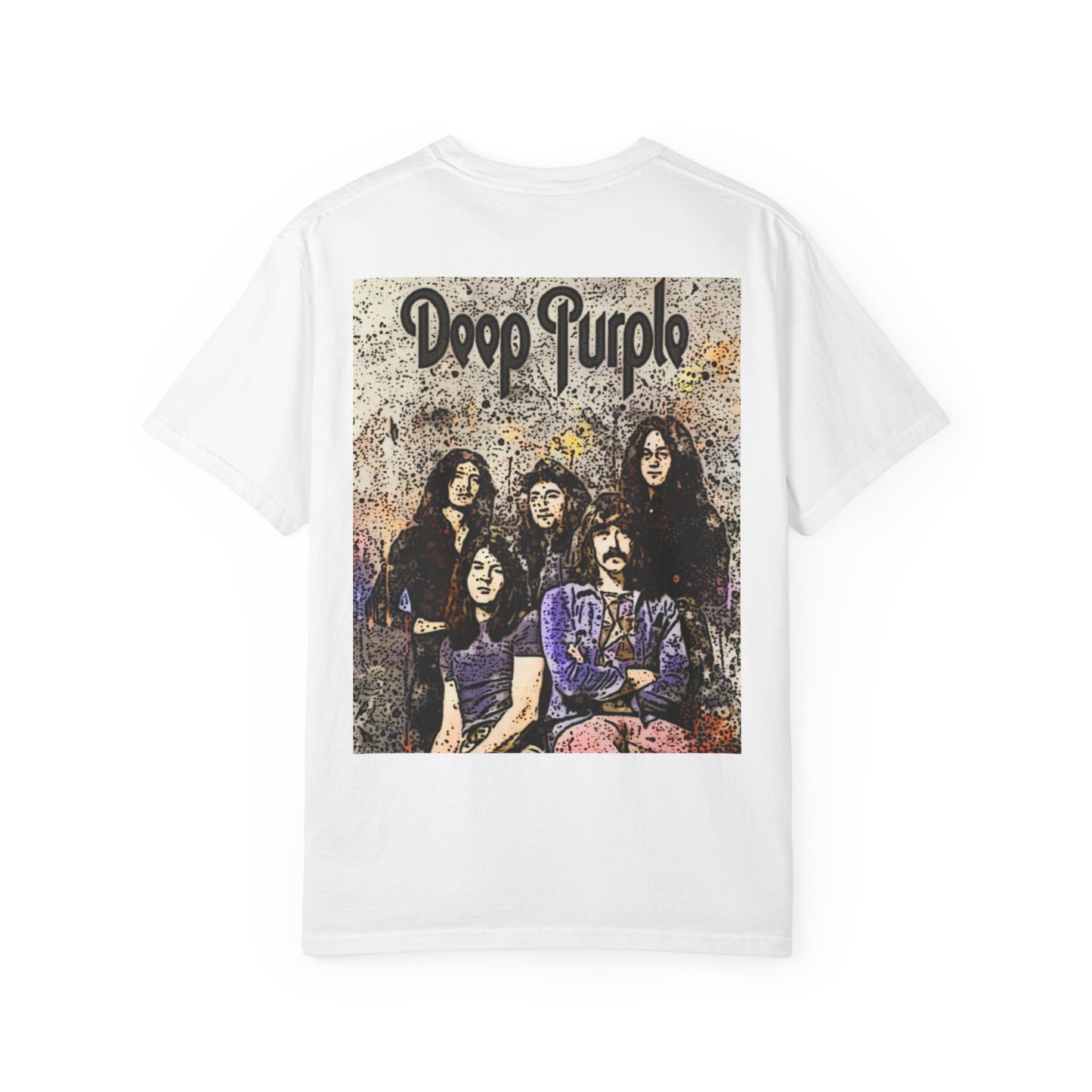 Vintage Deep Purple Band T-Shirt - Smoke on the Water Design
