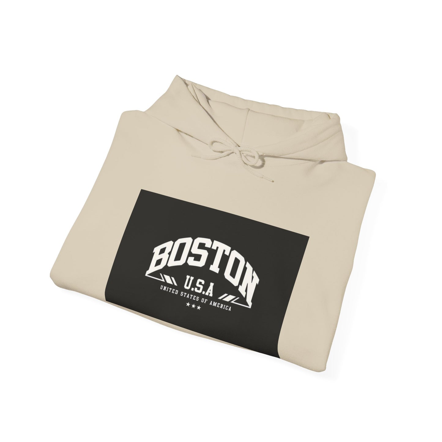 Boston USA Unisex Heavy Blend Hoodie | Cozy Sweatshirt for Travel Lovers, Gift for College Students, Fall Fashion