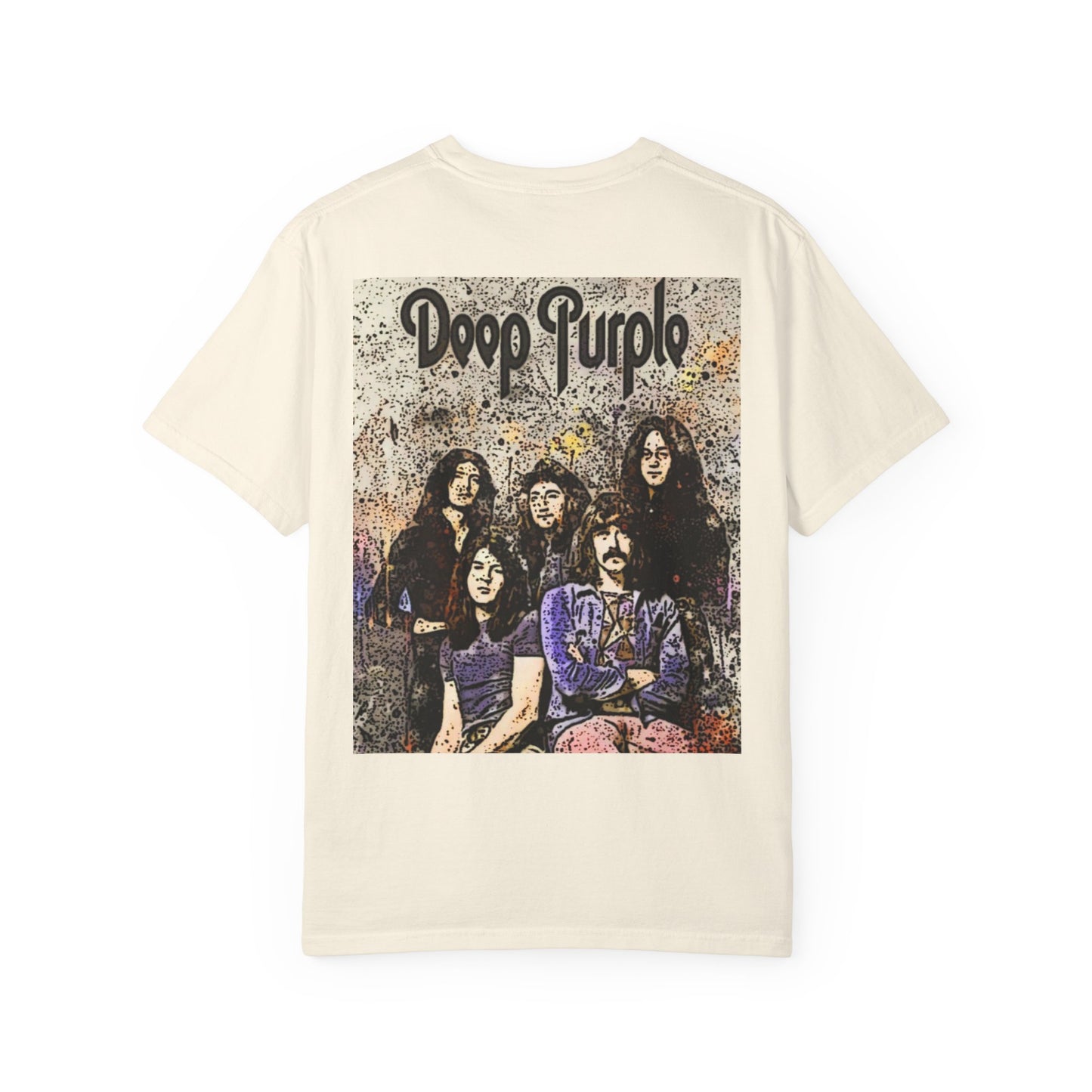 Vintage Deep Purple Band T-Shirt - Smoke on the Water Design