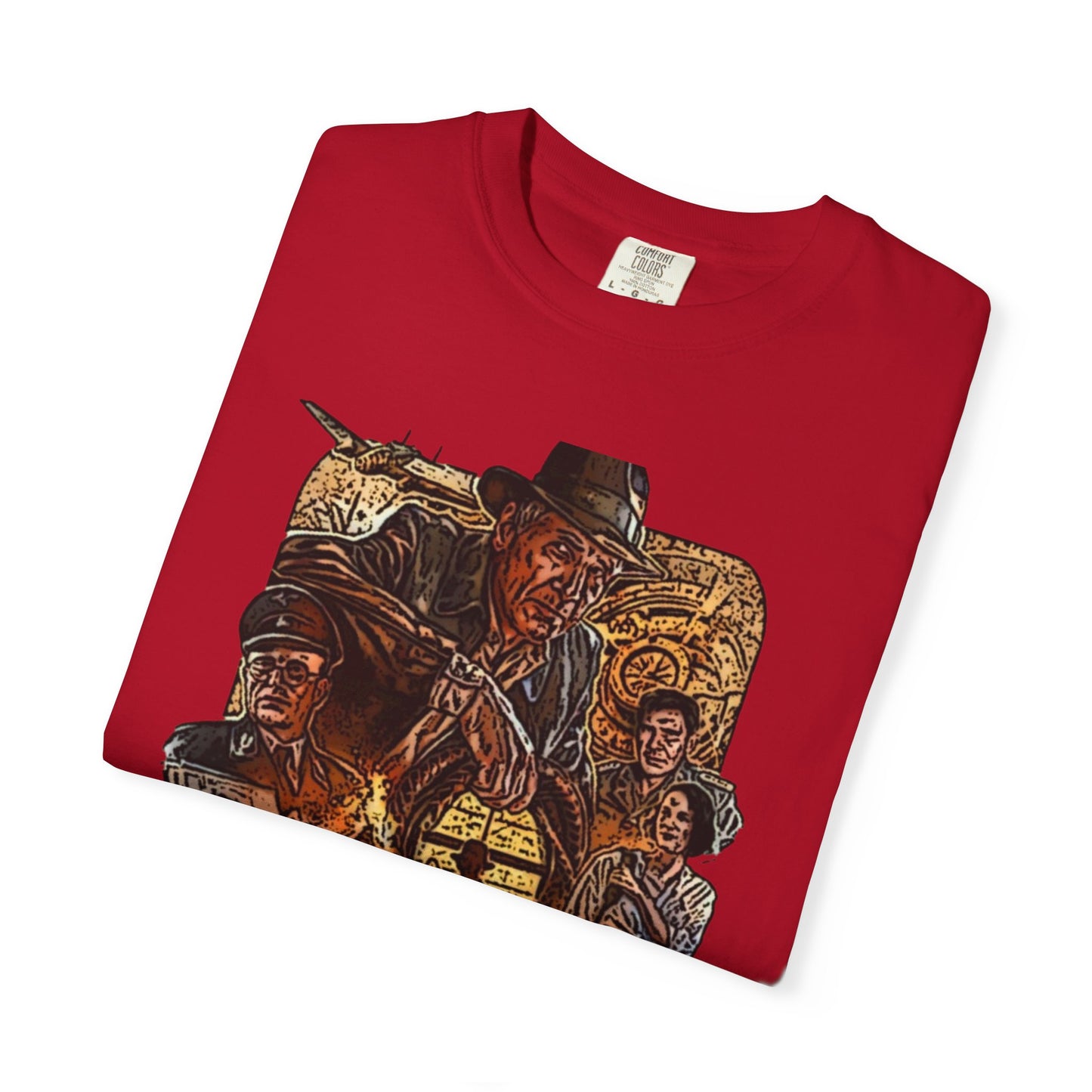 Adventure-Ready Indiana Jones Unisex T-Shirt, Vintage Movie Tee, Gamer Apparel, Cool Graphic Tee, Gift for Film Lovers, Casual Wear