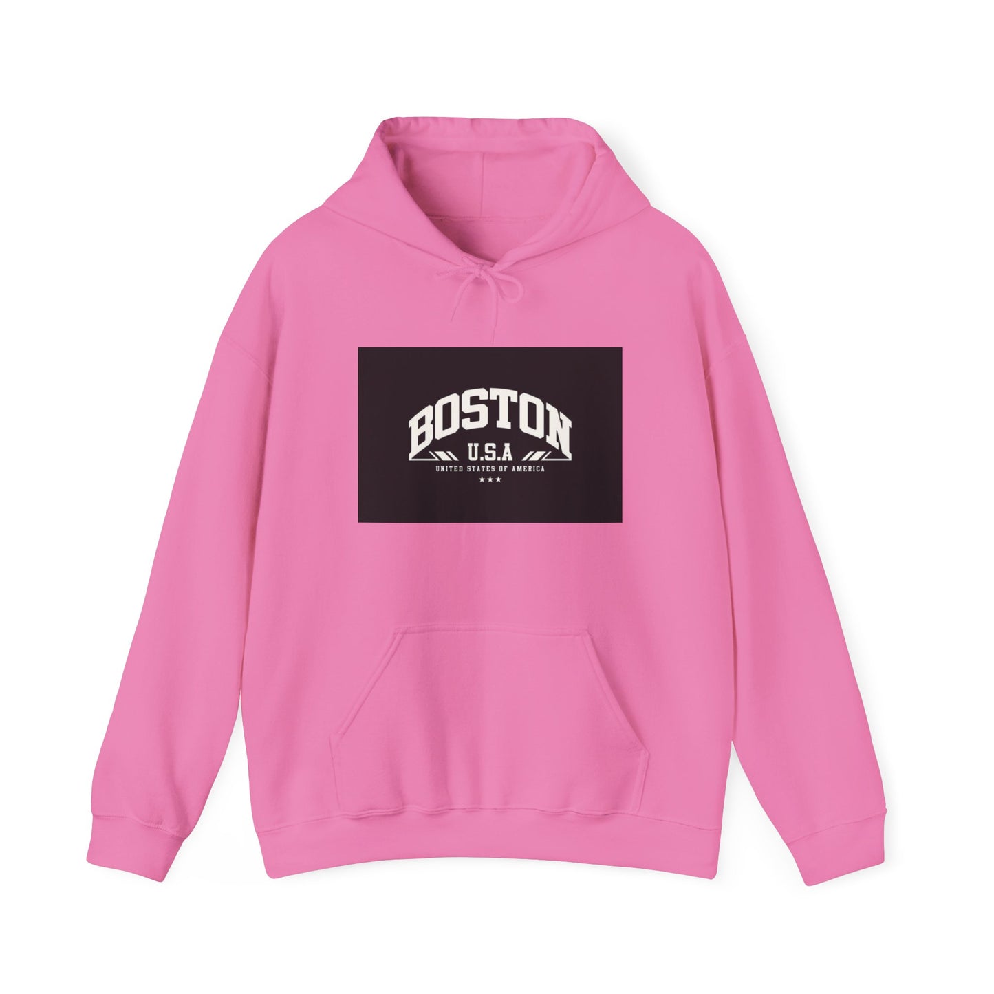 Boston USA Unisex Heavy Blend Hoodie | Cozy Sweatshirt for Travel Lovers, Gift for College Students, Fall Fashion
