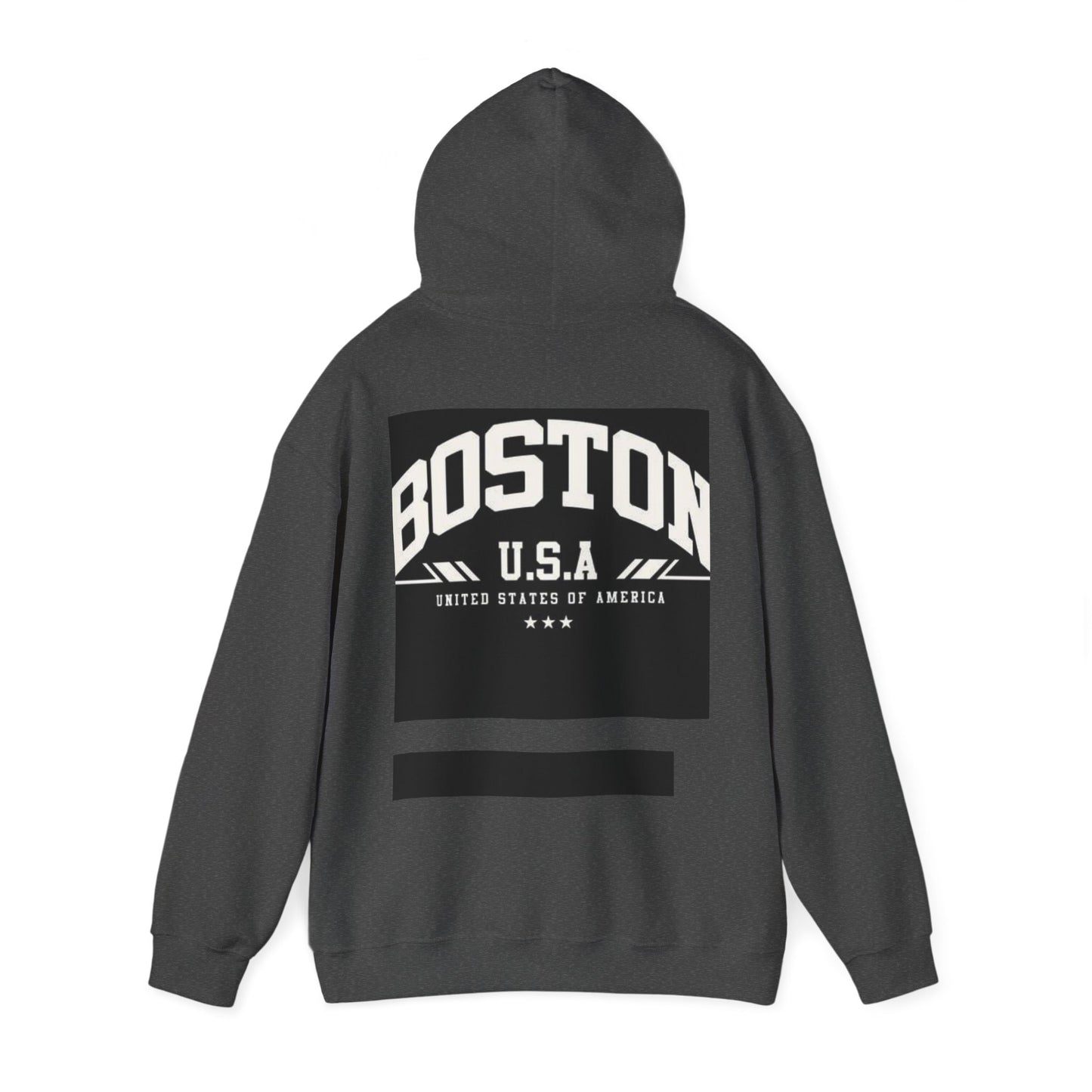Boston USA Unisex Heavy Blend Hoodie | Cozy Sweatshirt for Travel Lovers, Gift for College Students, Fall Fashion