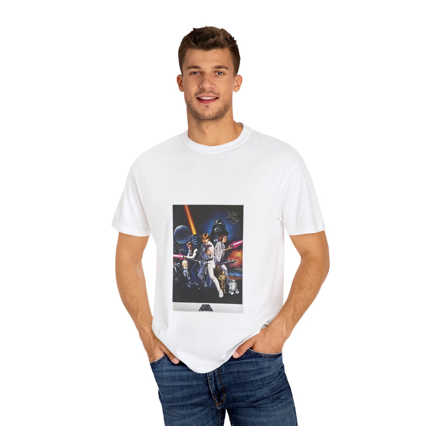 Galactic Adventure T-Shirt - Unisex Star Wars Tee, Sci-Fi Fan Gift, Movie Night Apparel, Collector's Item, Space-Themed T-Shirt