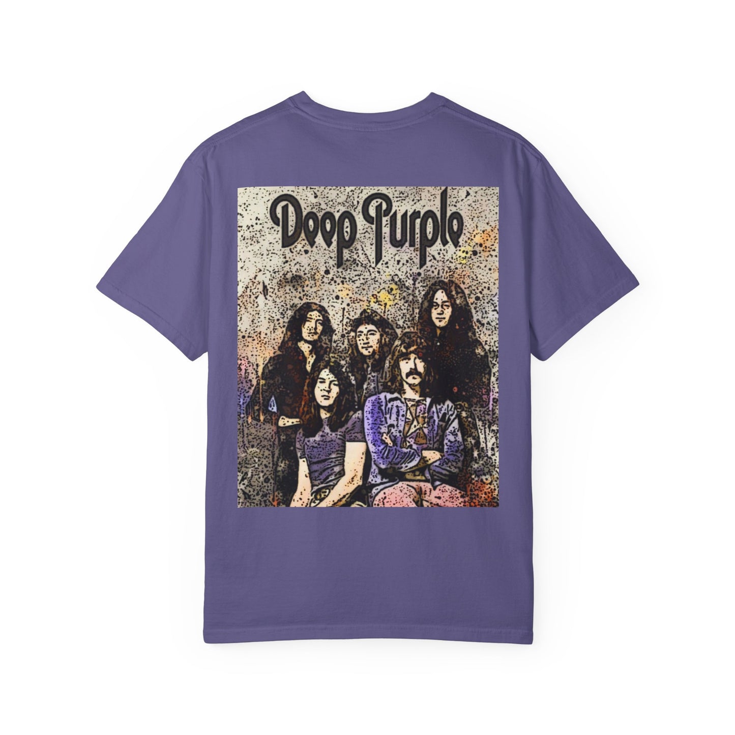 Vintage Deep Purple Band T-Shirt - Smoke on the Water Design
