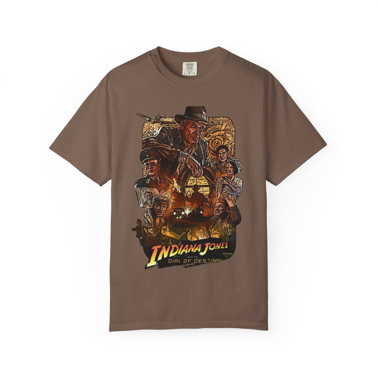 Adventure-Ready Indiana Jones Unisex T-Shirt, Vintage Movie Tee, Gamer Apparel, Cool Graphic Tee, Gift for Film Lovers, Casual Wear