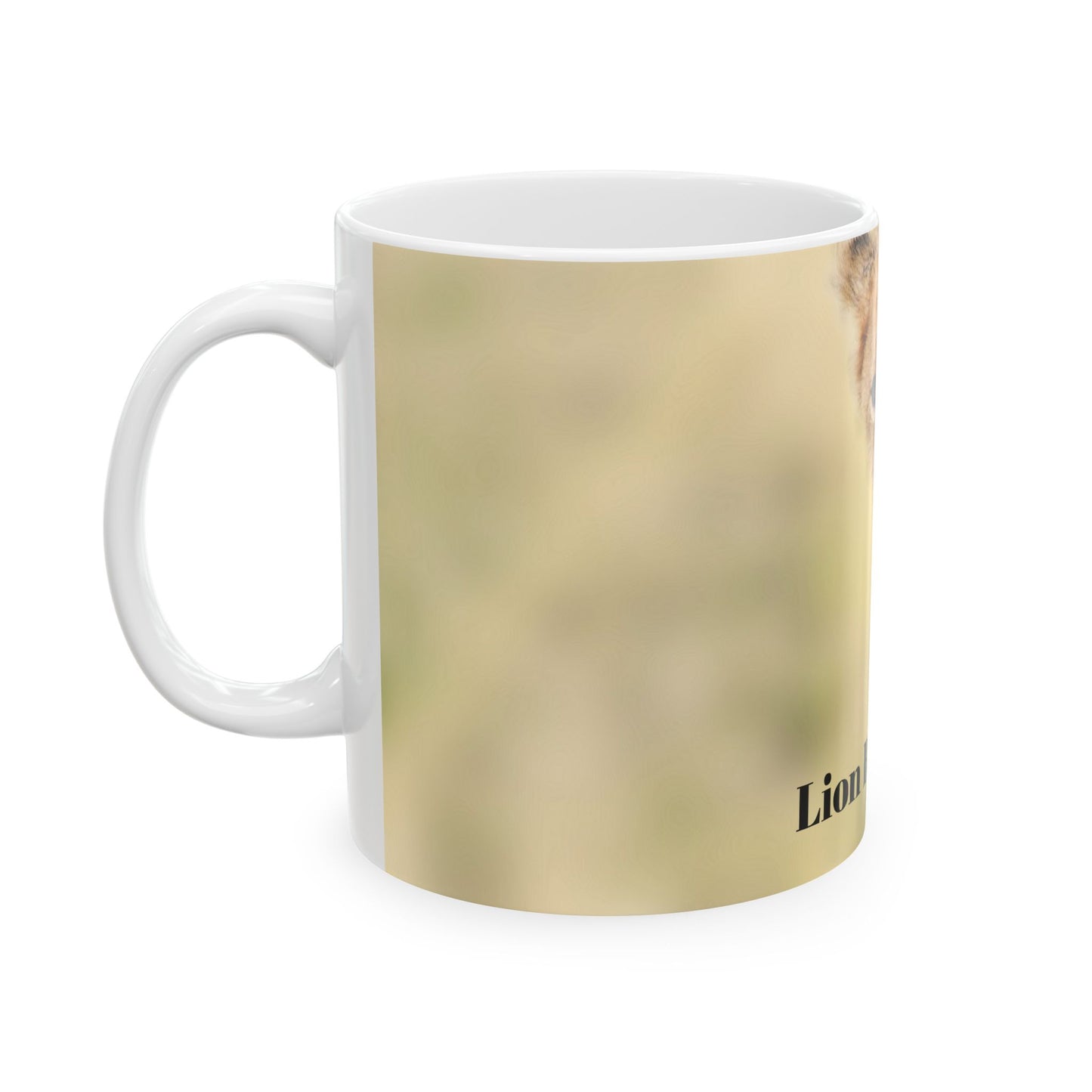Lion Cub Ceramic Mug