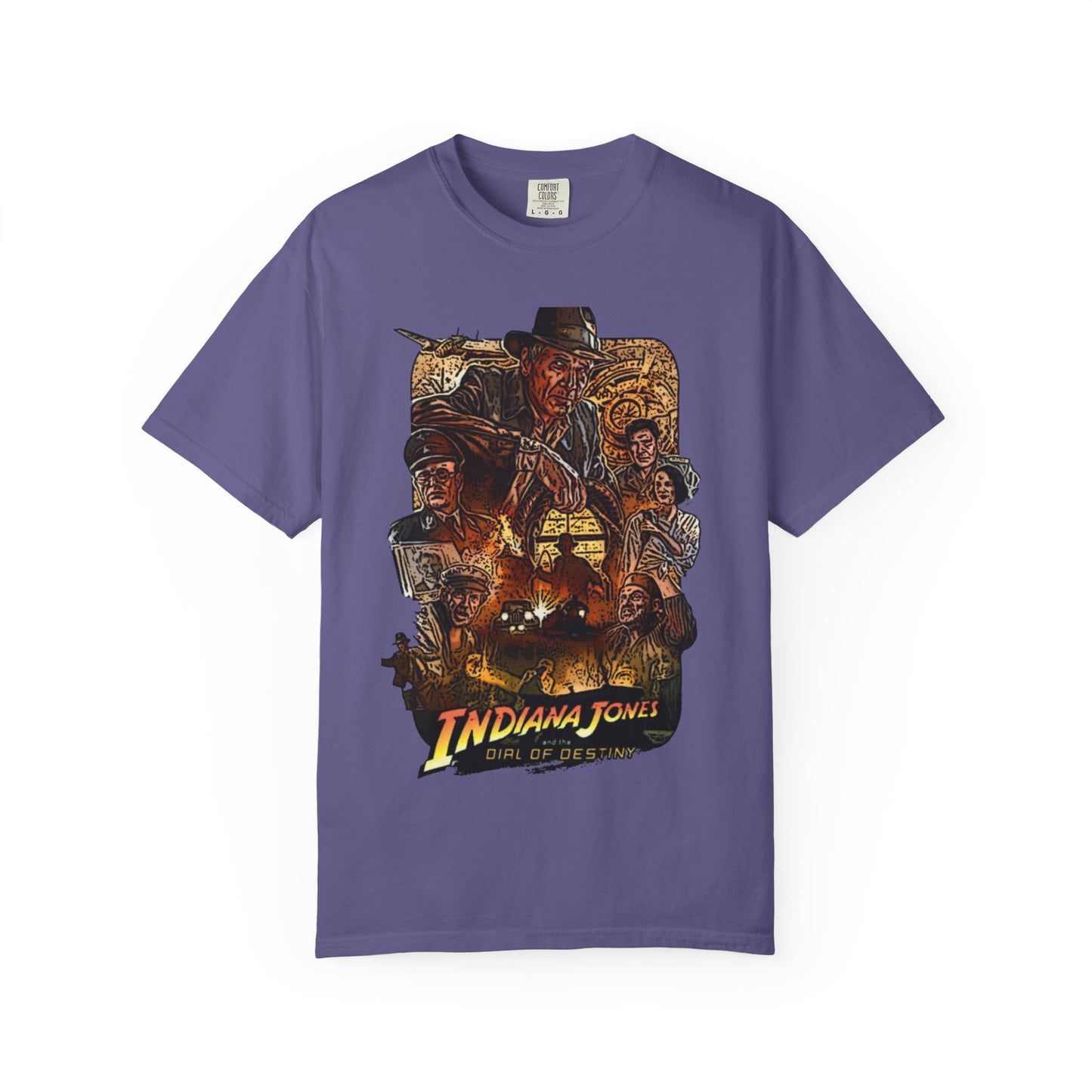 Adventure-Ready Indiana Jones Unisex T-Shirt, Vintage Movie Tee, Gamer Apparel, Cool Graphic Tee, Gift for Film Lovers, Casual Wear