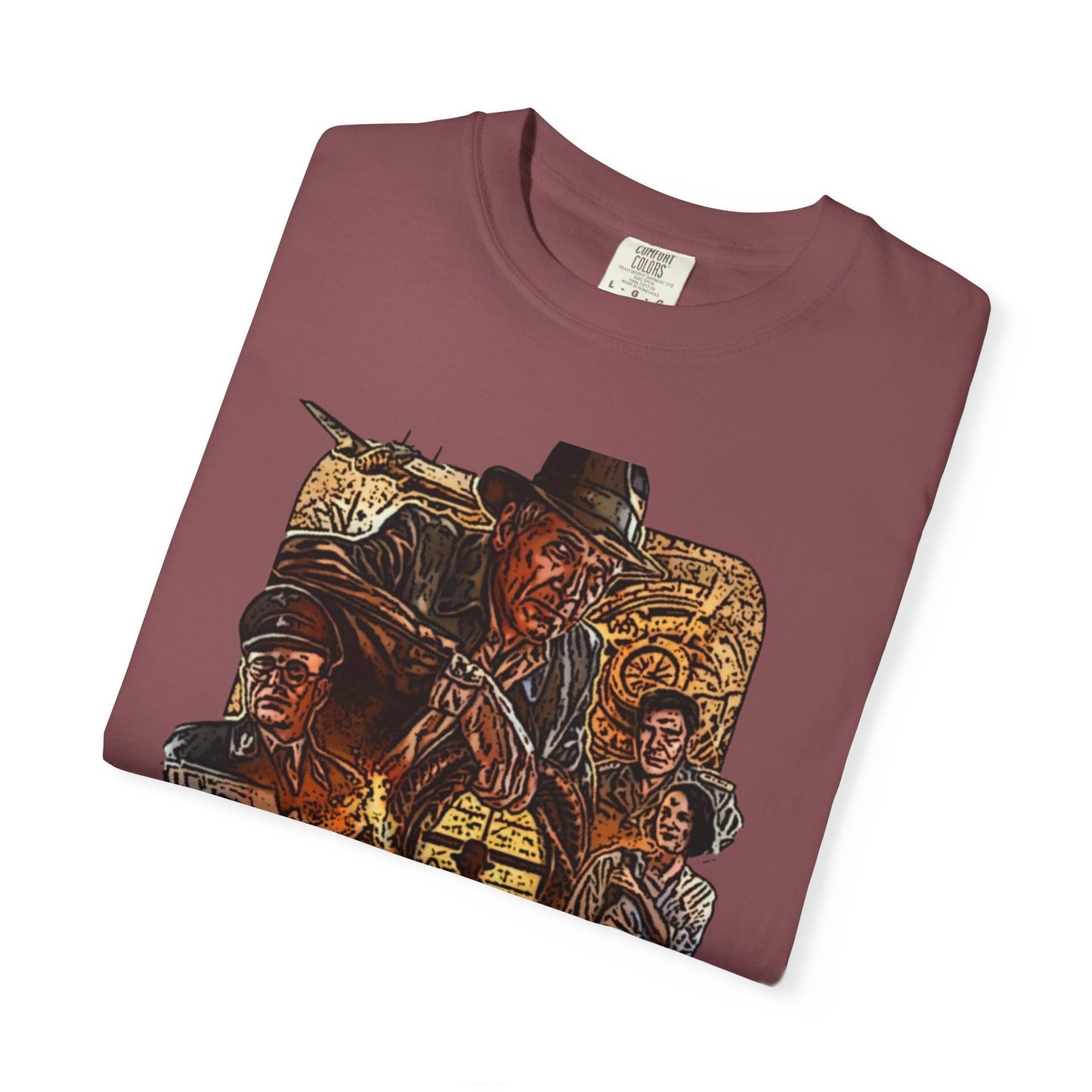 Adventure-Ready Indiana Jones Unisex T-Shirt, Vintage Movie Tee, Gamer Apparel, Cool Graphic Tee, Gift for Film Lovers, Casual Wear