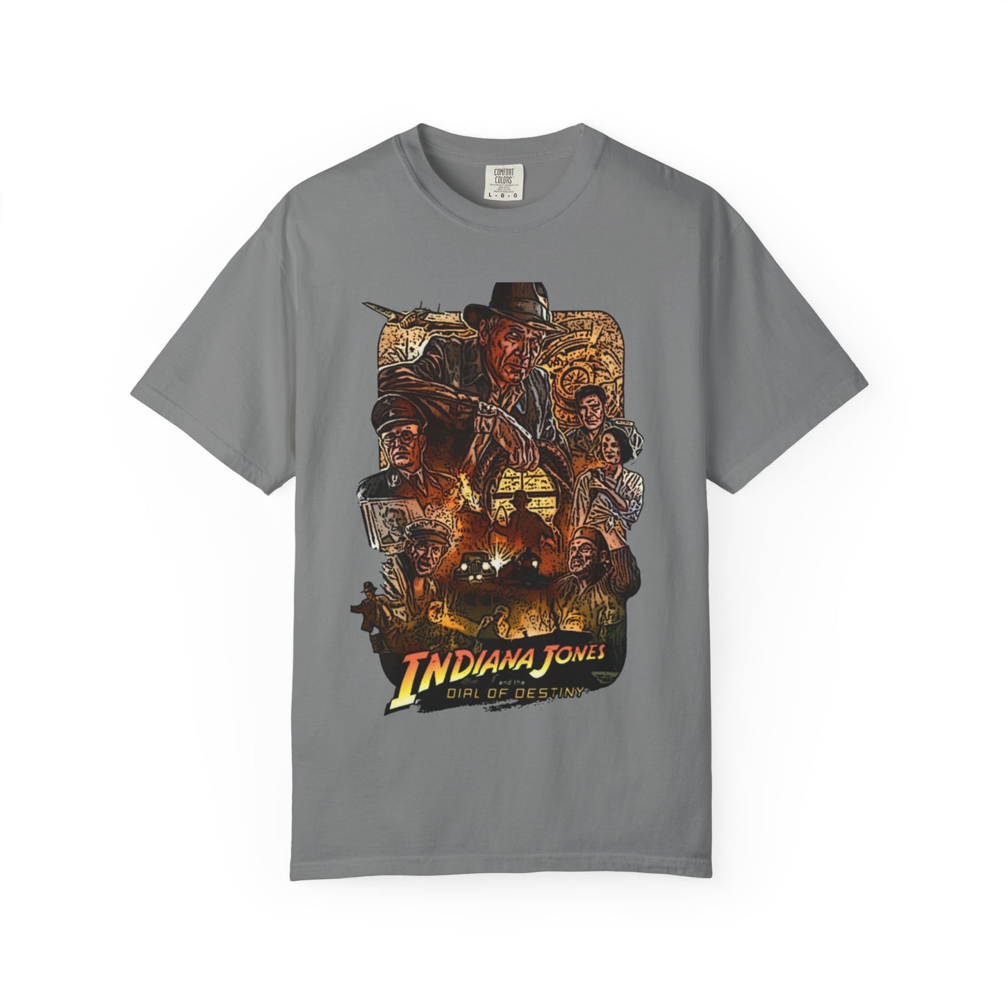Adventure-Ready Indiana Jones Unisex T-Shirt, Vintage Movie Tee, Gamer Apparel, Cool Graphic Tee, Gift for Film Lovers, Casual Wear