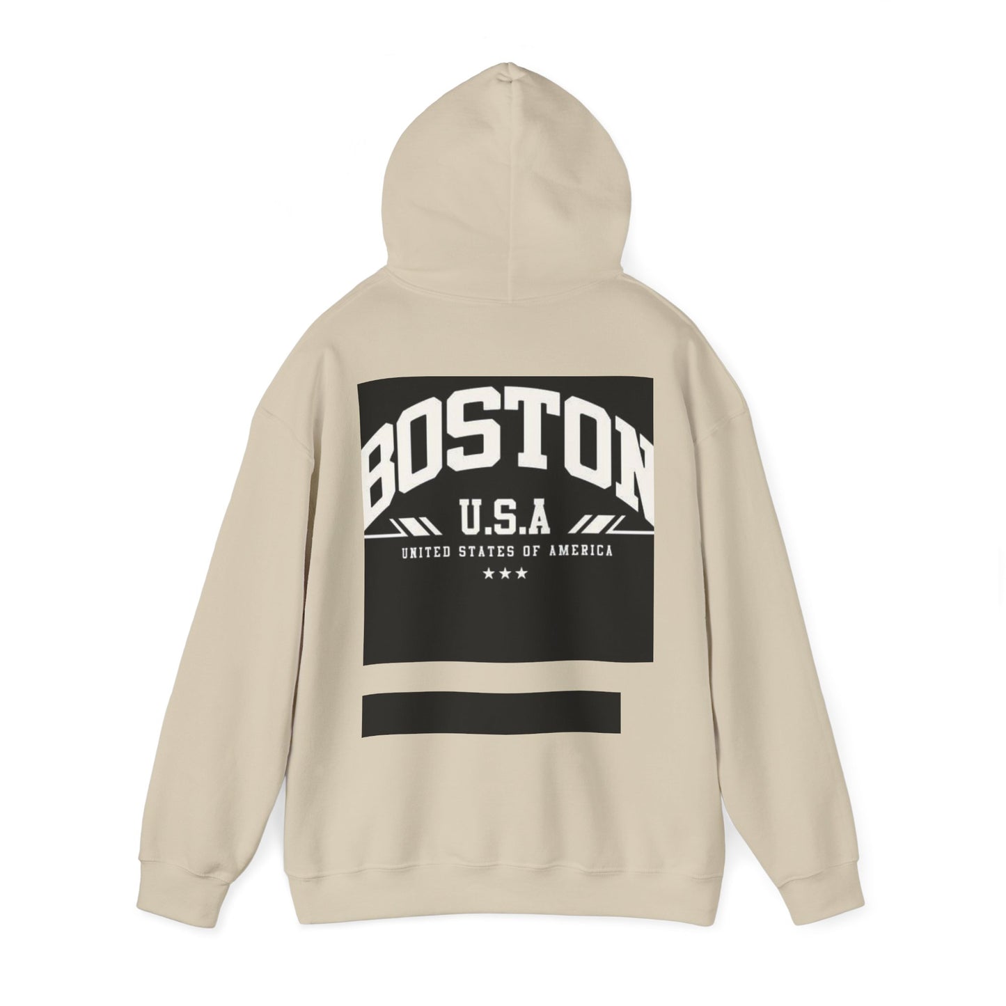 Boston USA Unisex Heavy Blend Hoodie | Cozy Sweatshirt for Travel Lovers, Gift for College Students, Fall Fashion