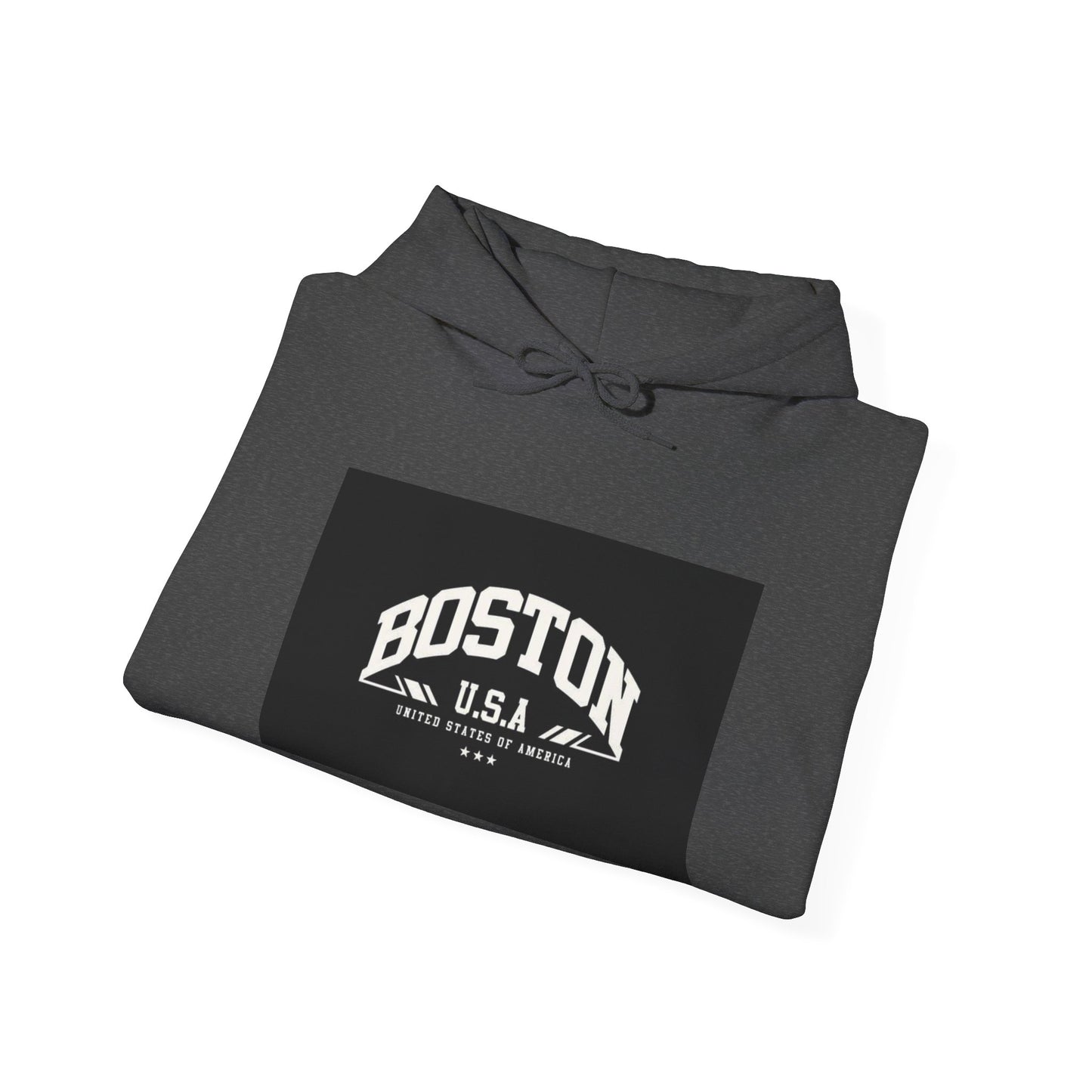Boston USA Unisex Heavy Blend Hoodie | Cozy Sweatshirt for Travel Lovers, Gift for College Students, Fall Fashion
