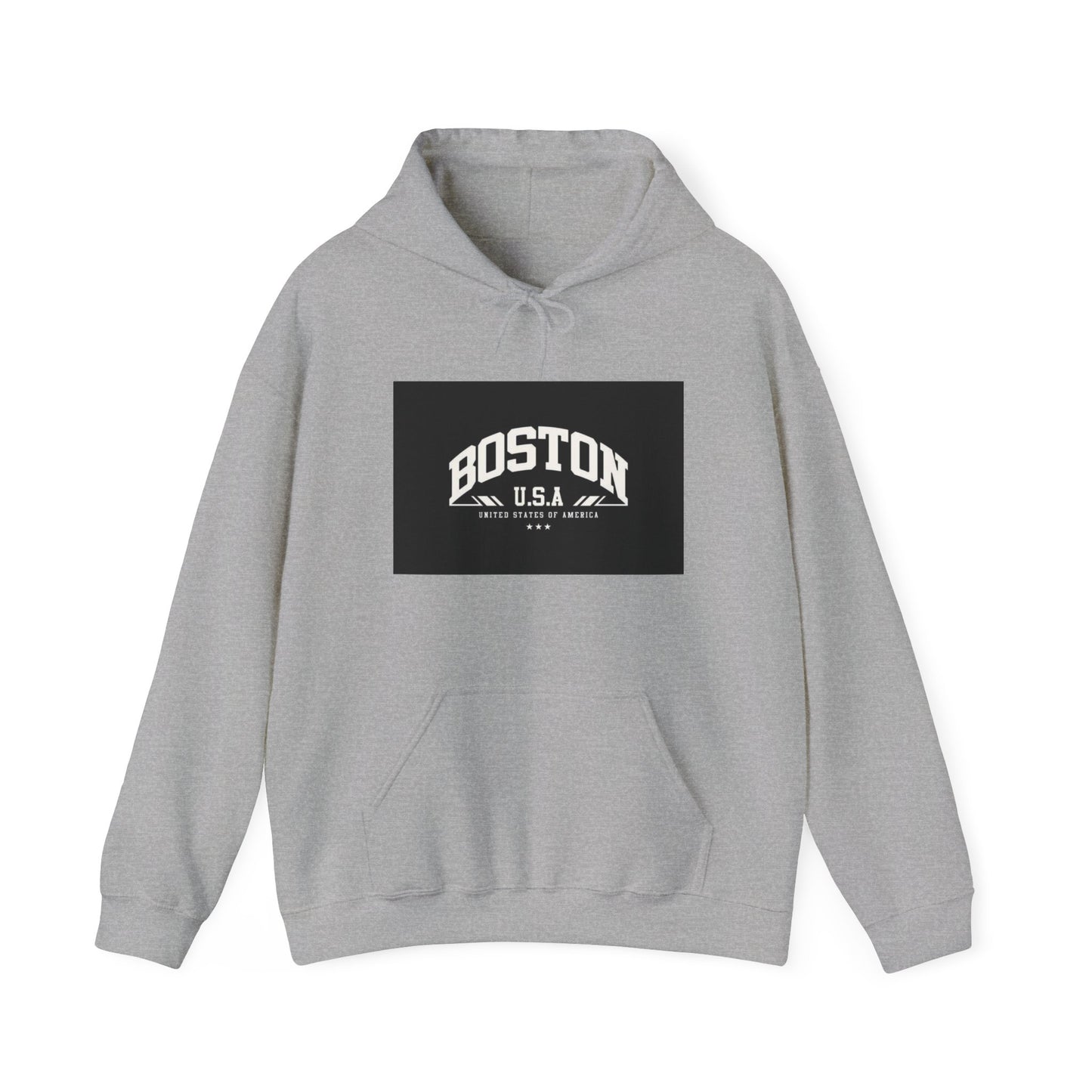 Boston USA Unisex Heavy Blend Hoodie | Cozy Sweatshirt for Travel Lovers, Gift for College Students, Fall Fashion