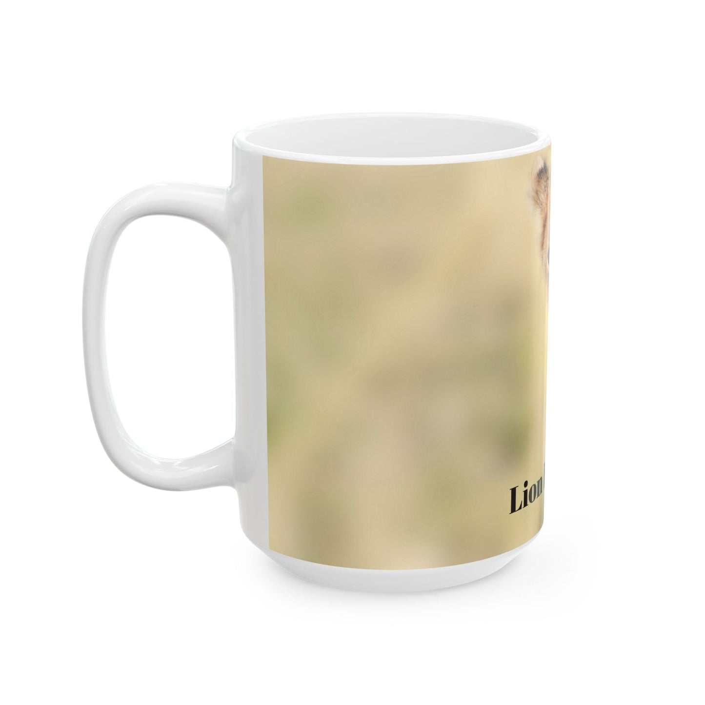 Lion Cub Ceramic Mug