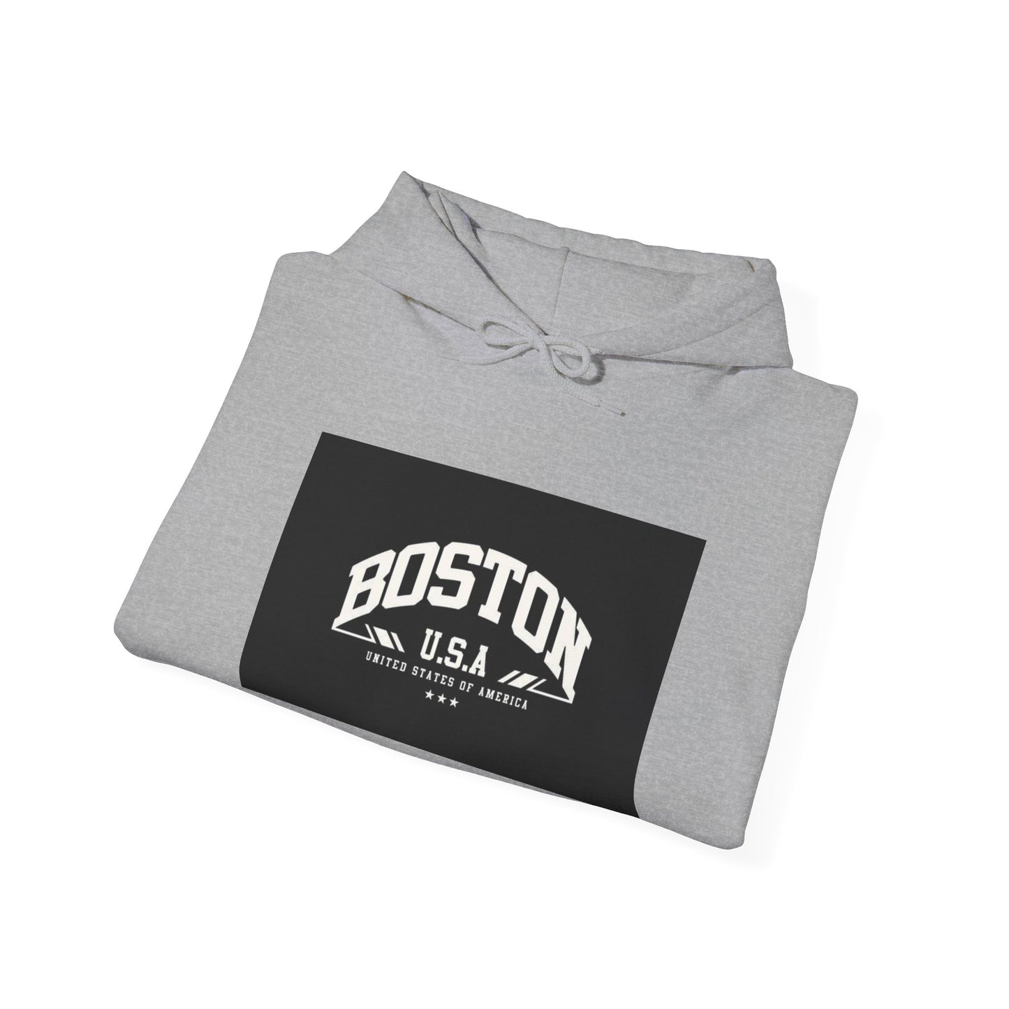 Boston USA Unisex Heavy Blend Hoodie | Cozy Sweatshirt for Travel Lovers, Gift for College Students, Fall Fashion