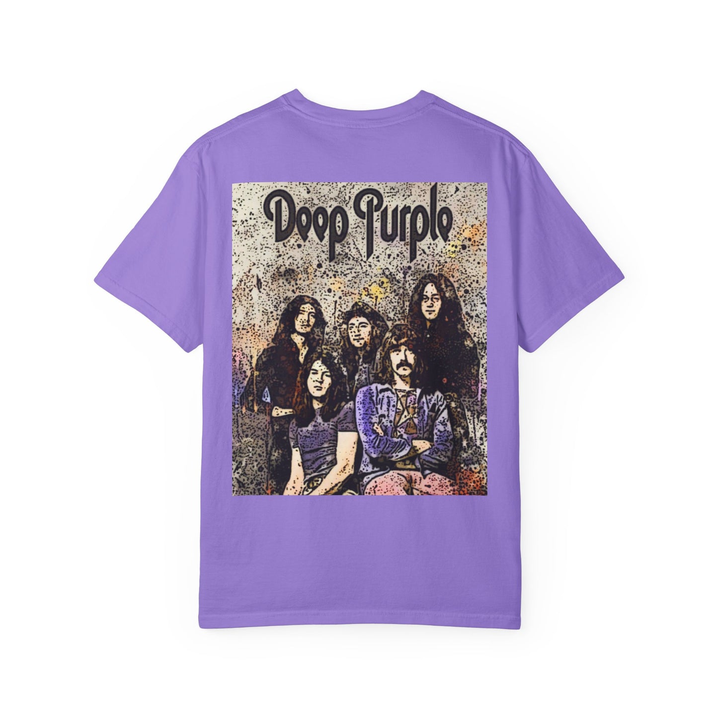 Vintage Deep Purple Band T-Shirt - Smoke on the Water Design