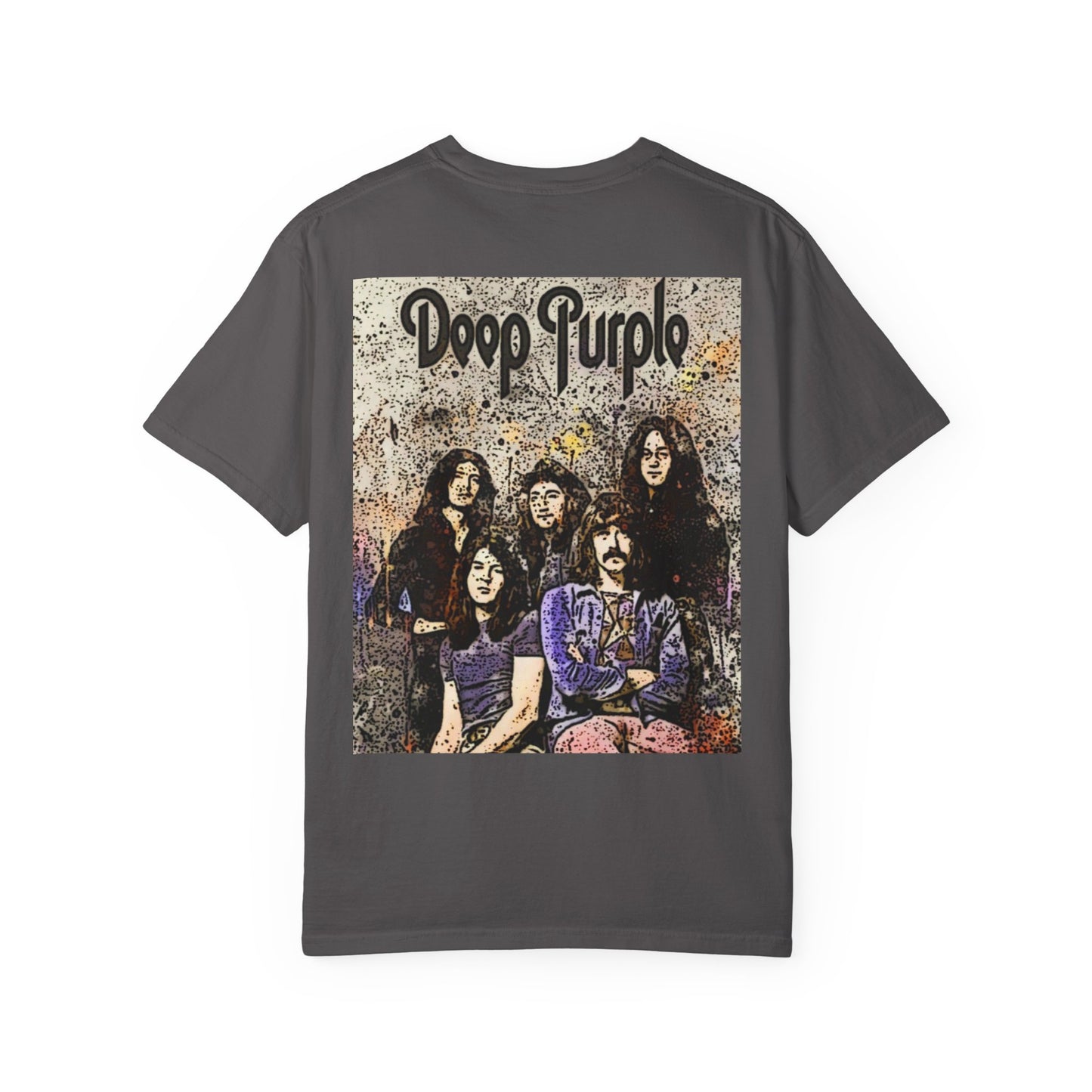 Vintage Deep Purple Band T-Shirt - Smoke on the Water Design