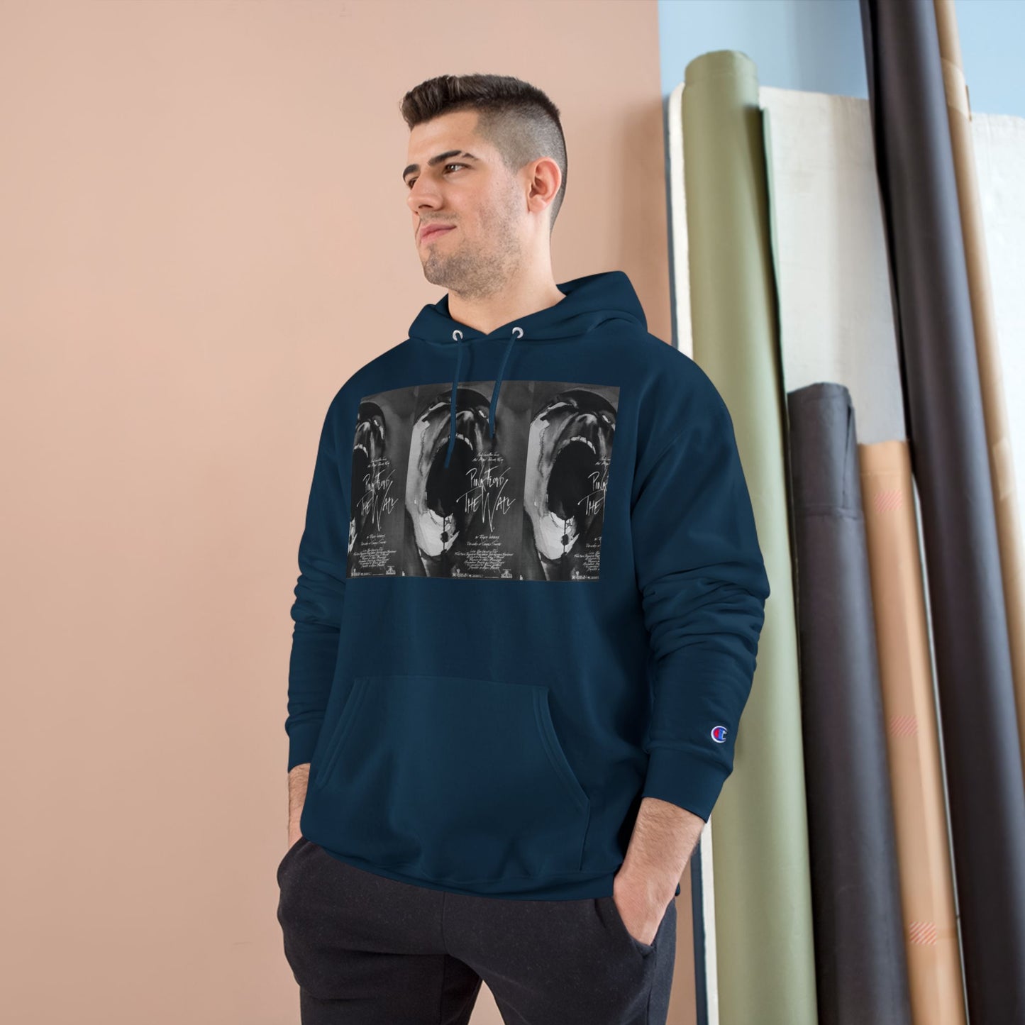 Pink Floyd Inspired Champion Hoodie for Music Lovers