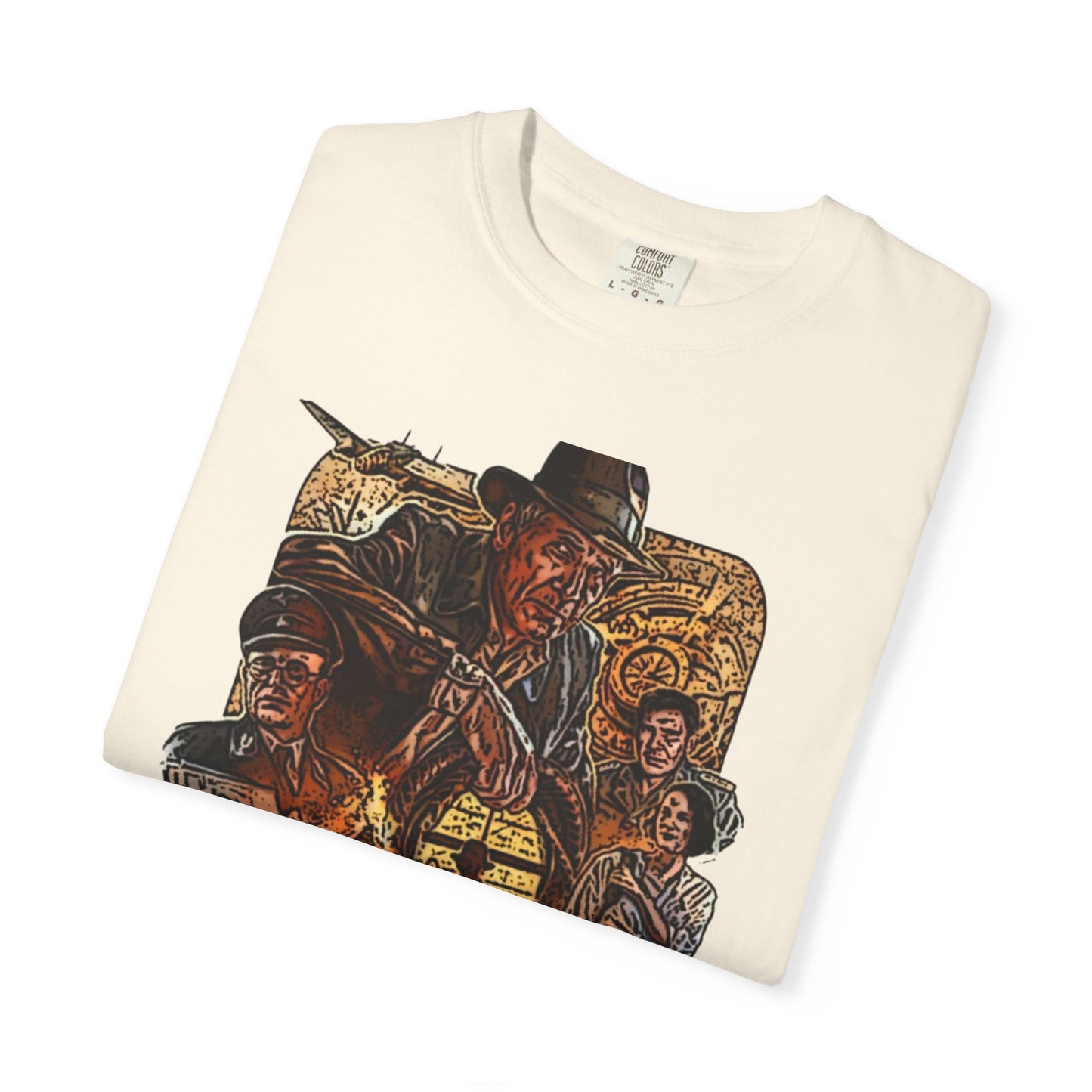 Adventure-Ready Indiana Jones Unisex T-Shirt, Vintage Movie Tee, Gamer Apparel, Cool Graphic Tee, Gift for Film Lovers, Casual Wear