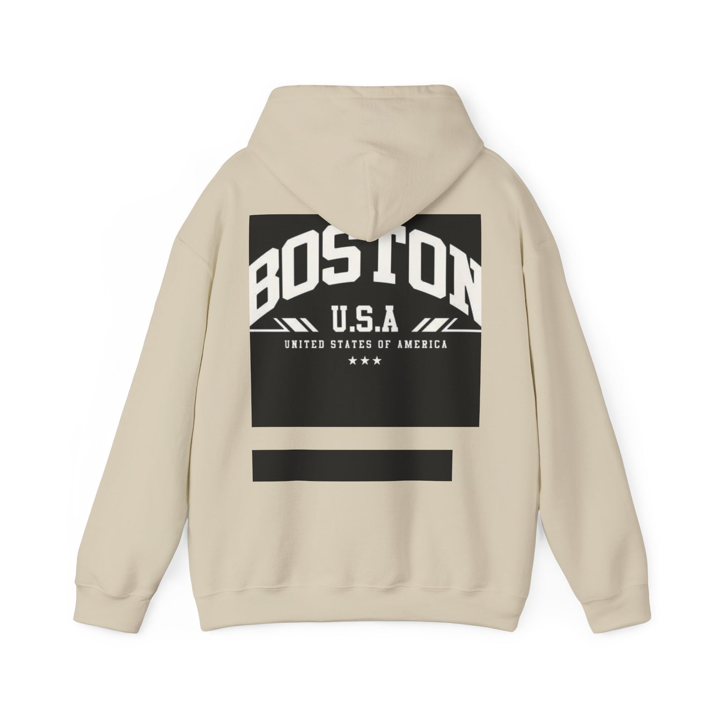 Boston USA Unisex Heavy Blend Hoodie | Cozy Sweatshirt for Travel Lovers, Gift for College Students, Fall Fashion