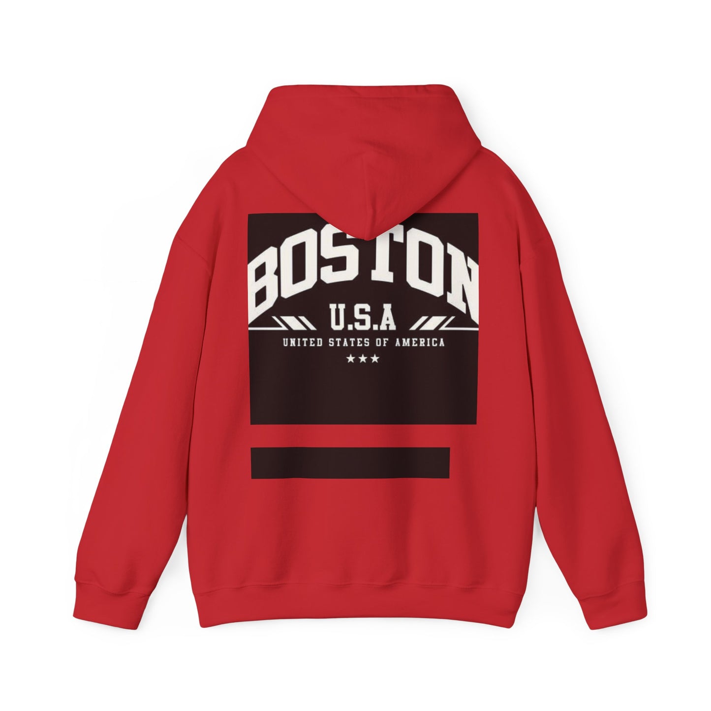 Boston USA Unisex Heavy Blend Hoodie | Cozy Sweatshirt for Travel Lovers, Gift for College Students, Fall Fashion