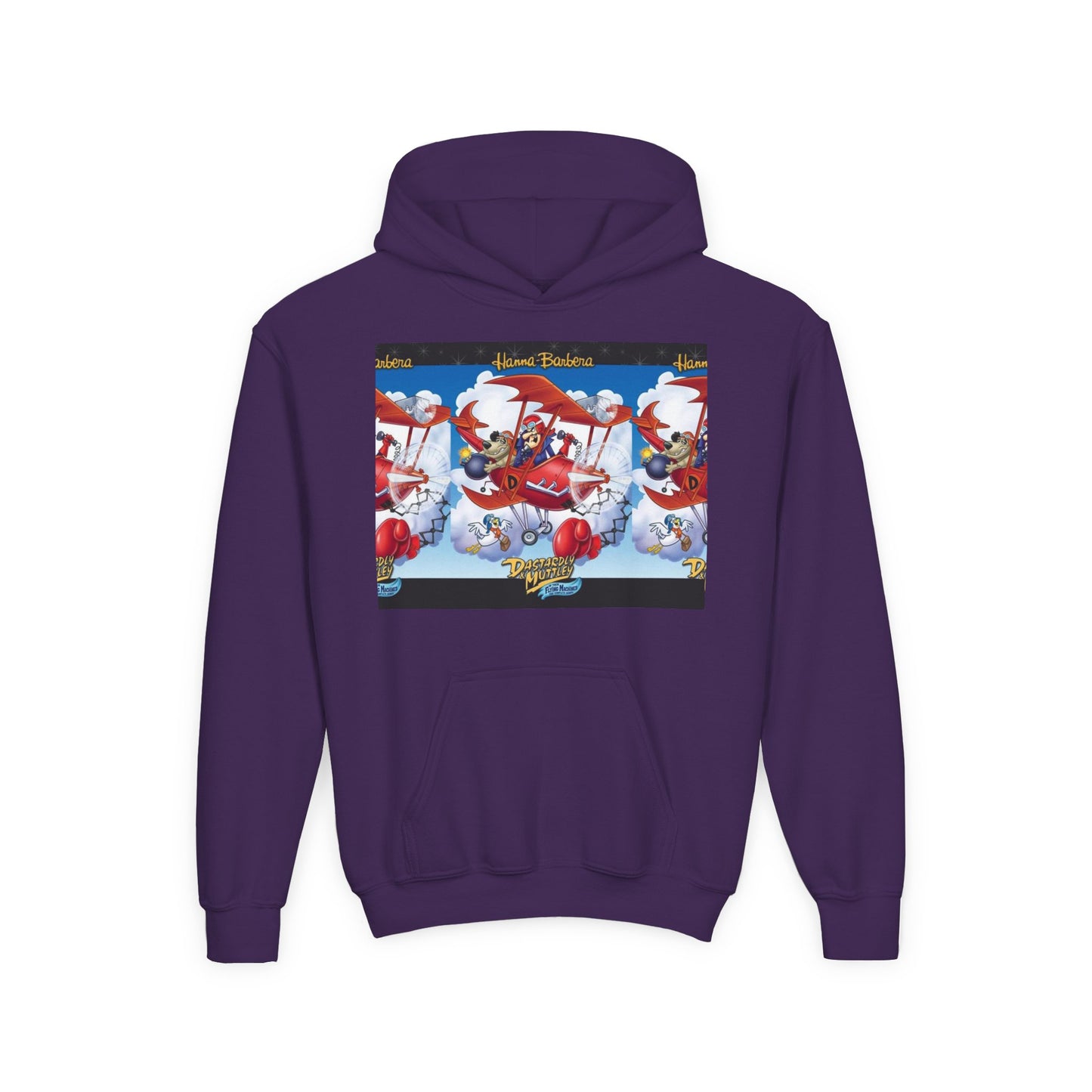 Youth Cartoon Adventure Hoodie - Retro Hanna-Barbera Design