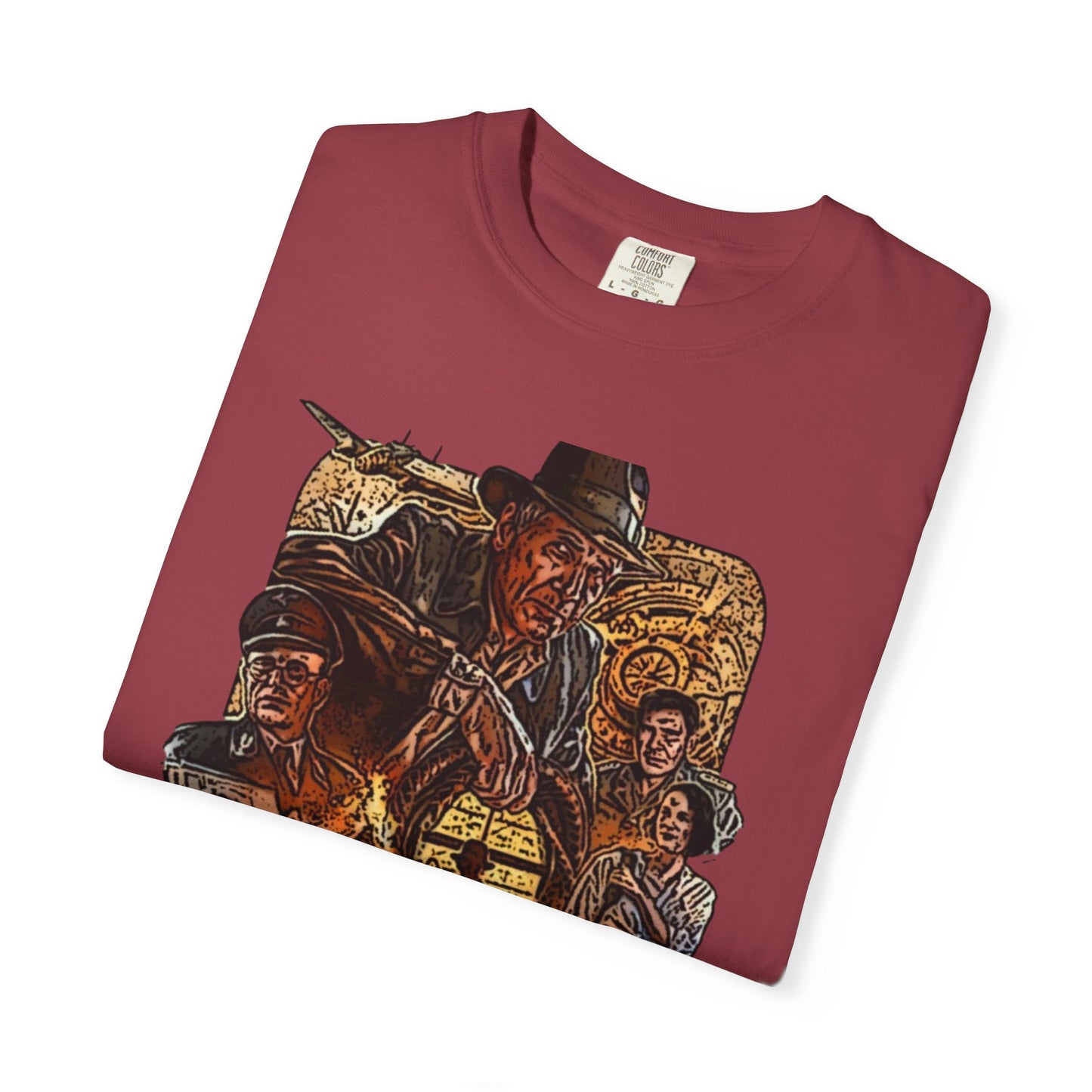 Adventure-Ready Indiana Jones Unisex T-Shirt, Vintage Movie Tee, Gamer Apparel, Cool Graphic Tee, Gift for Film Lovers, Casual Wear
