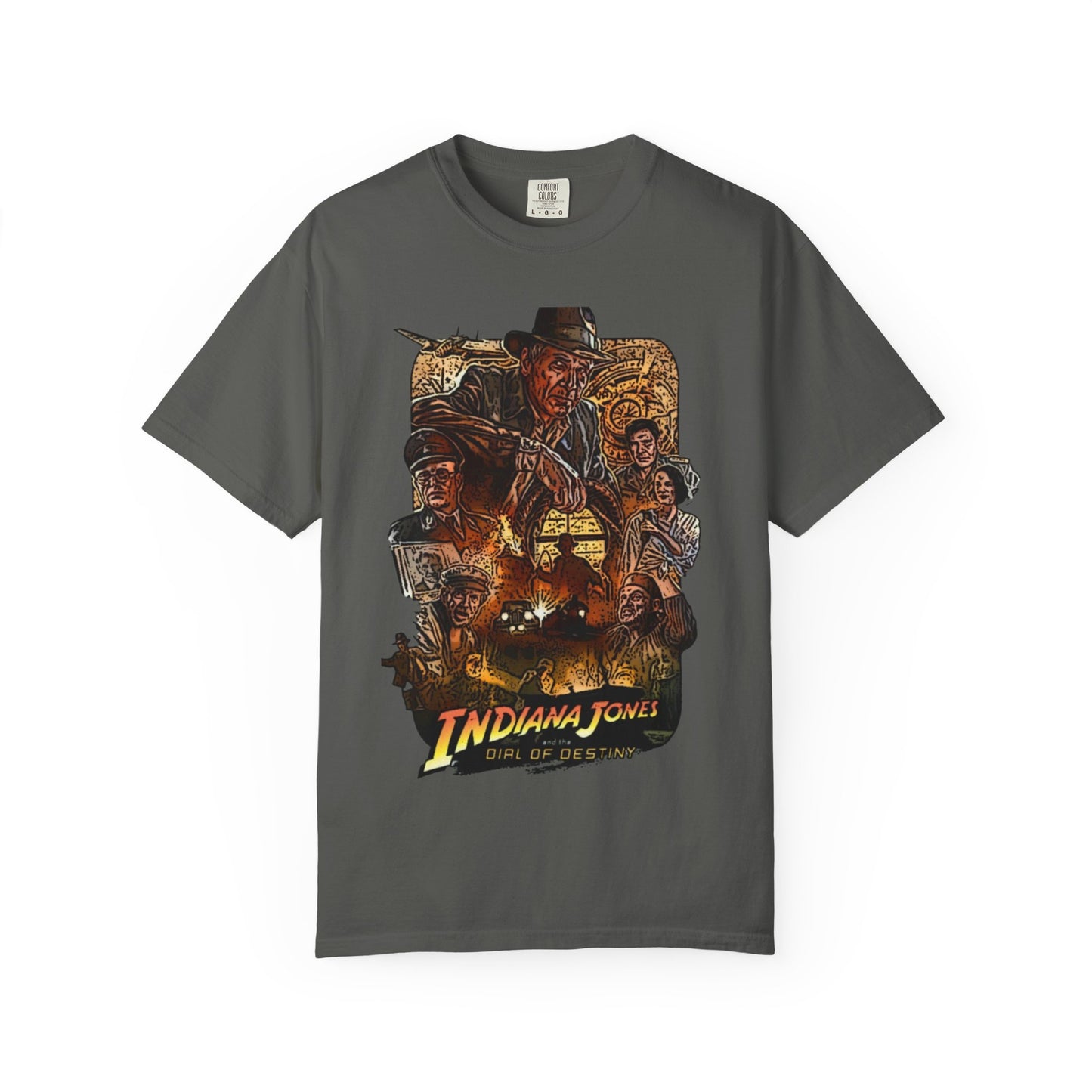 Adventure-Ready Indiana Jones Unisex T-Shirt, Vintage Movie Tee, Gamer Apparel, Cool Graphic Tee, Gift for Film Lovers, Casual Wear