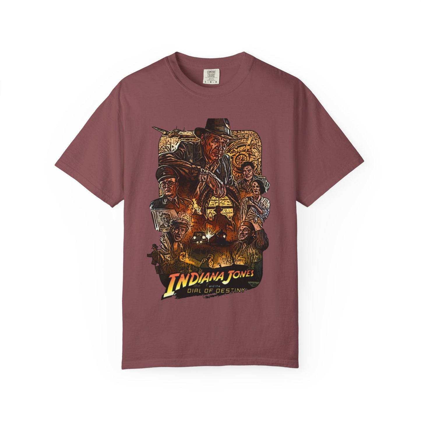 Adventure-Ready Indiana Jones Unisex T-Shirt, Vintage Movie Tee, Gamer Apparel, Cool Graphic Tee, Gift for Film Lovers, Casual Wear