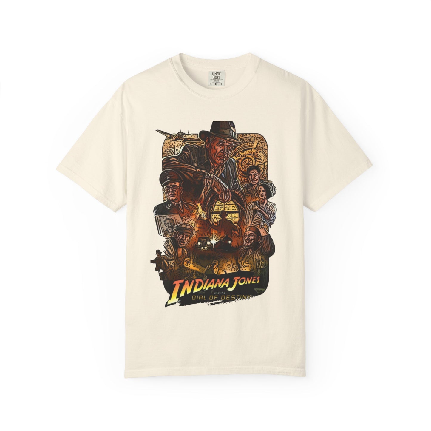 Adventure-Ready Indiana Jones Unisex T-Shirt, Vintage Movie Tee, Gamer Apparel, Cool Graphic Tee, Gift for Film Lovers, Casual Wear