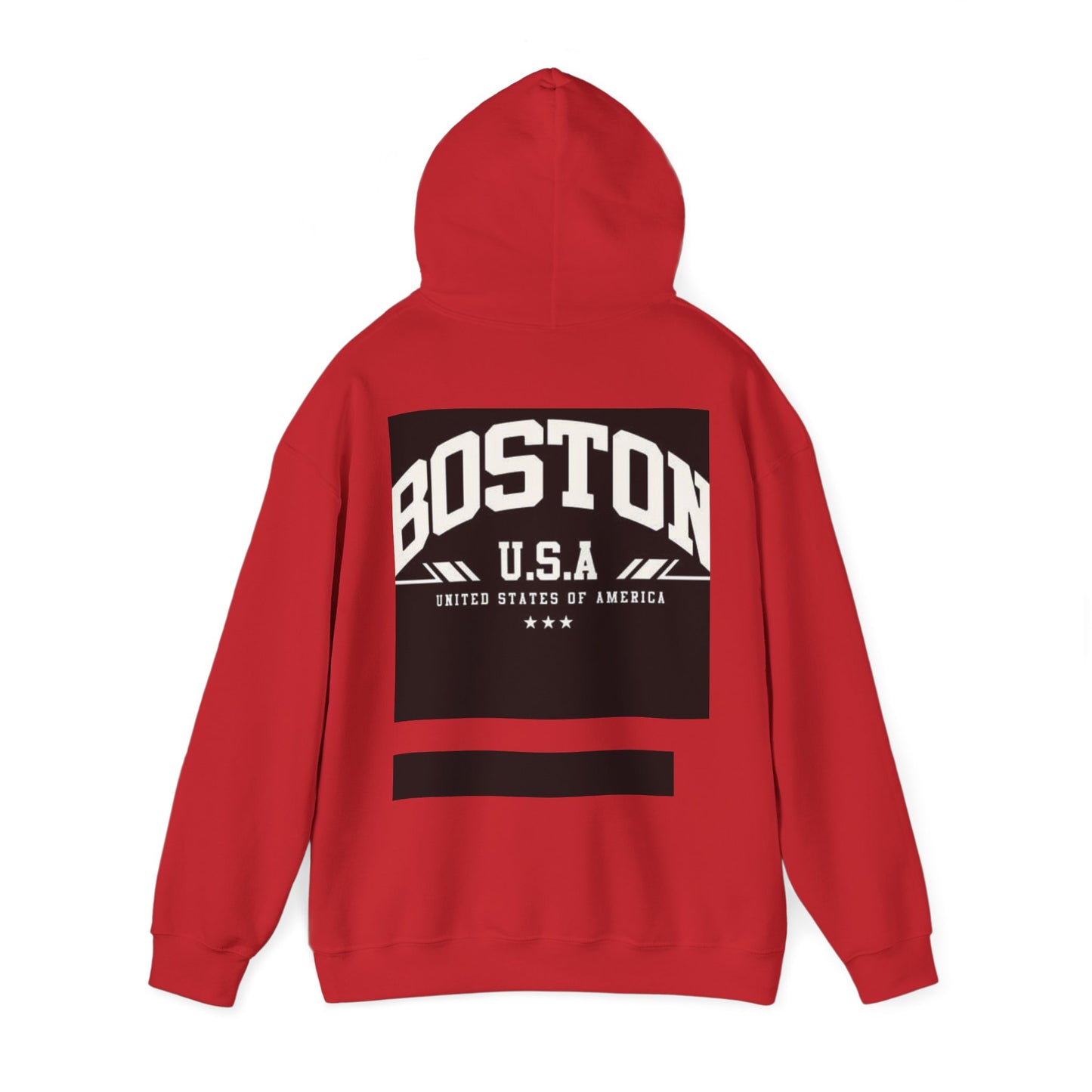 Boston USA Unisex Heavy Blend Hoodie | Cozy Sweatshirt for Travel Lovers, Gift for College Students, Fall Fashion