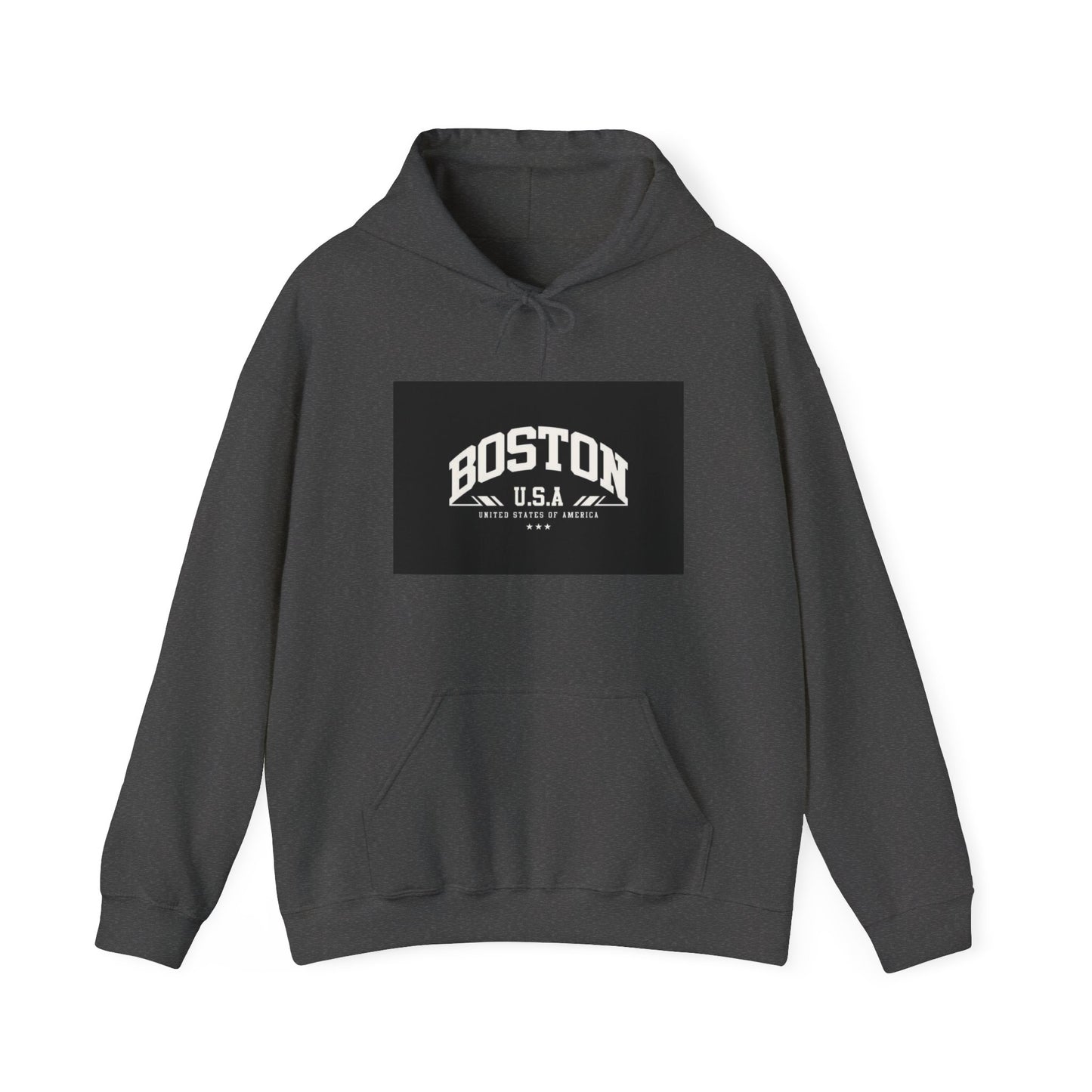 Boston USA Unisex Heavy Blend Hoodie | Cozy Sweatshirt for Travel Lovers, Gift for College Students, Fall Fashion