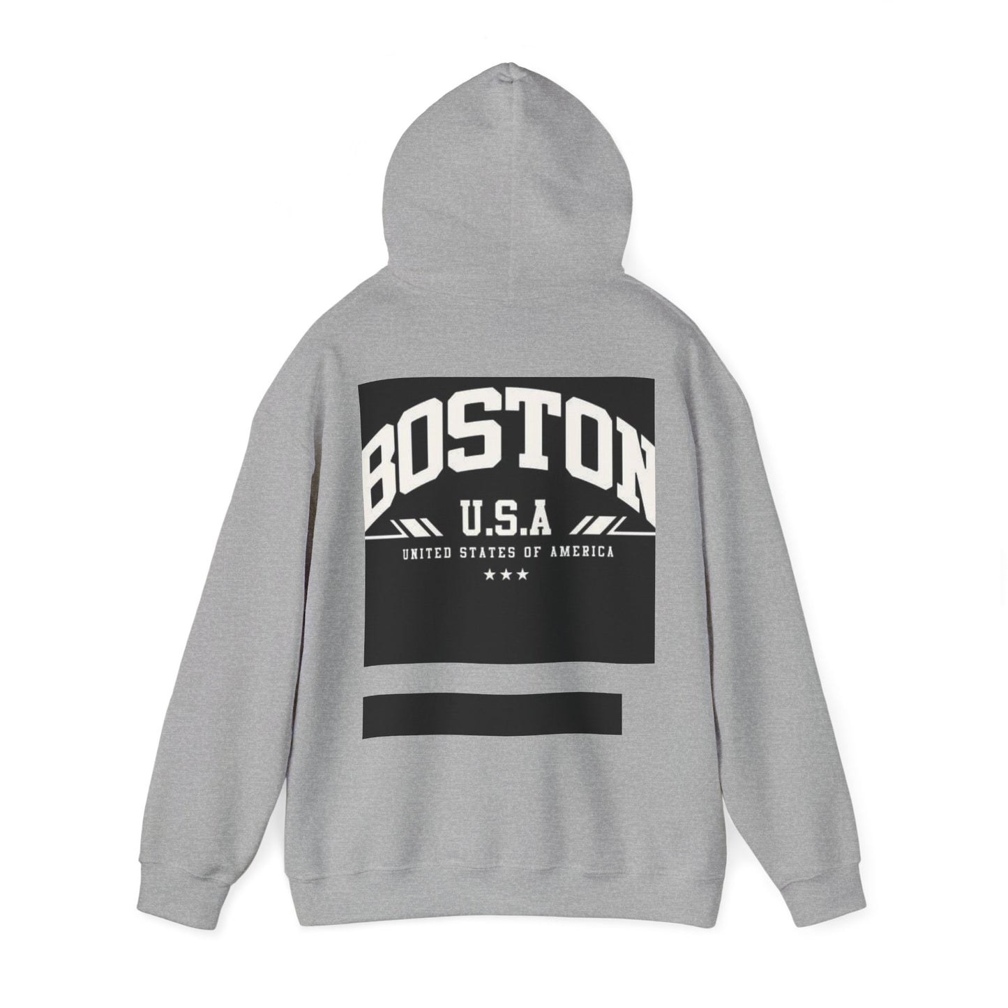 Boston USA Unisex Heavy Blend Hoodie | Cozy Sweatshirt for Travel Lovers, Gift for College Students, Fall Fashion