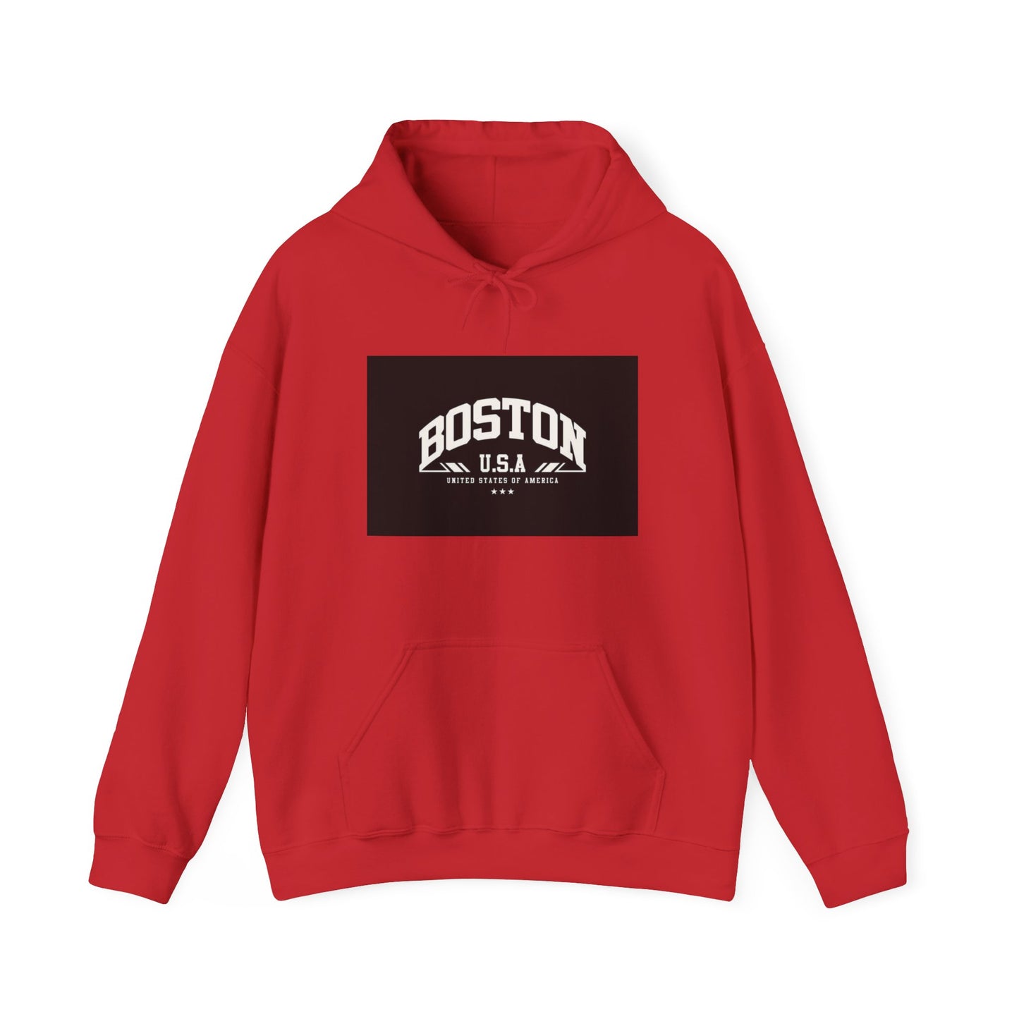 Boston USA Unisex Heavy Blend Hoodie | Cozy Sweatshirt for Travel Lovers, Gift for College Students, Fall Fashion