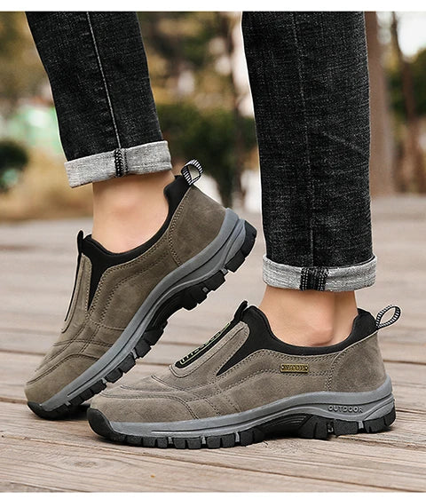Men's non-slip casual sports shoes wear-resistant hiking shoes Outdoor 2024 fashion comfortable flat walking shoes for men
