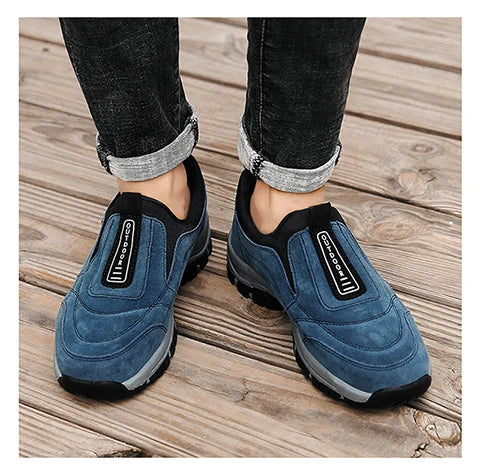 Men's non-slip casual sports shoes wear-resistant hiking shoes Outdoor 2024 fashion comfortable flat walking shoes for men