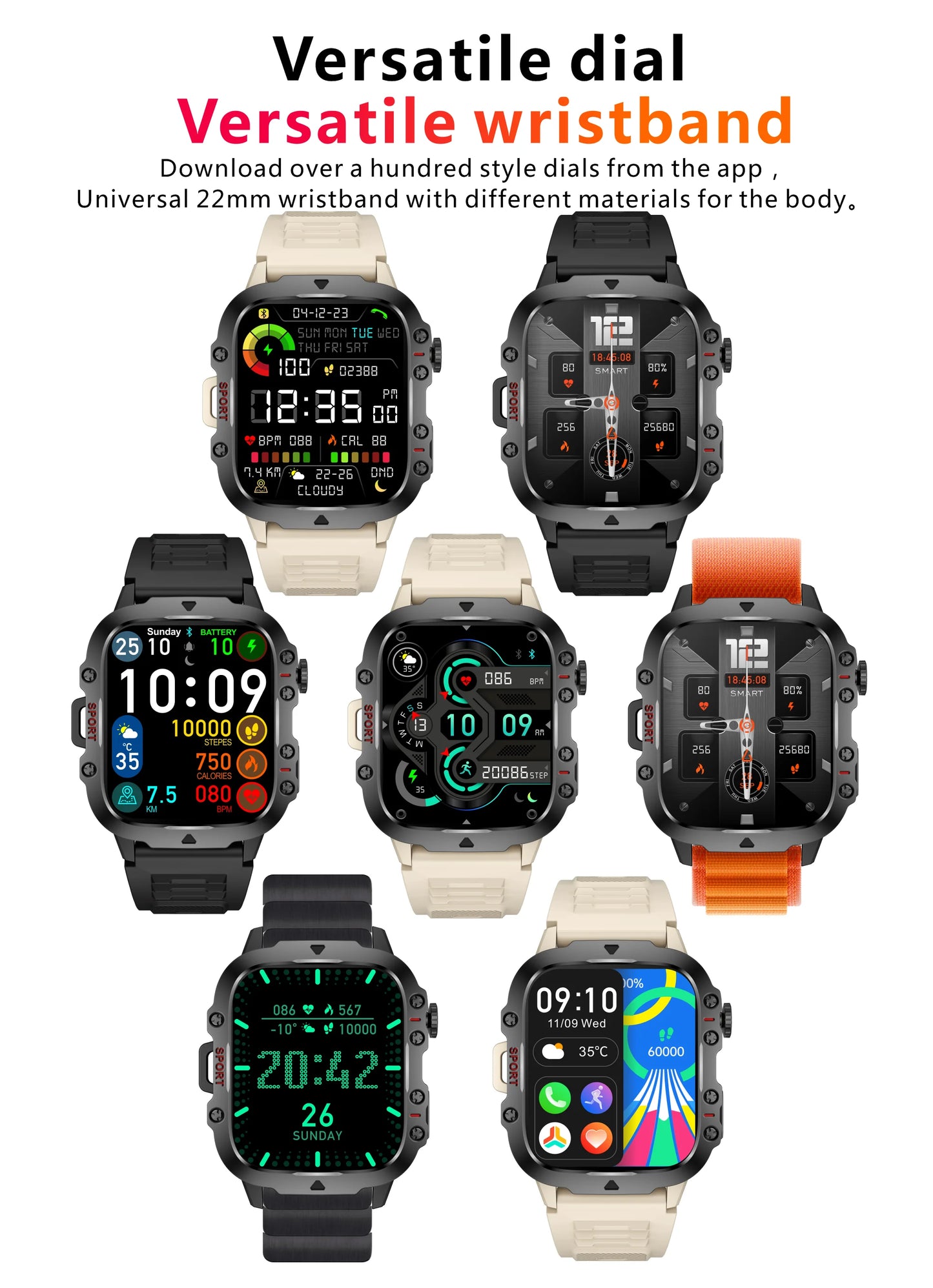 Original Men Smart Watch Bluetooth Call Fitness Clock 3ATM IP68 Swim Waterproof Sports Smartwatch for Women Xiaomi Android 2025